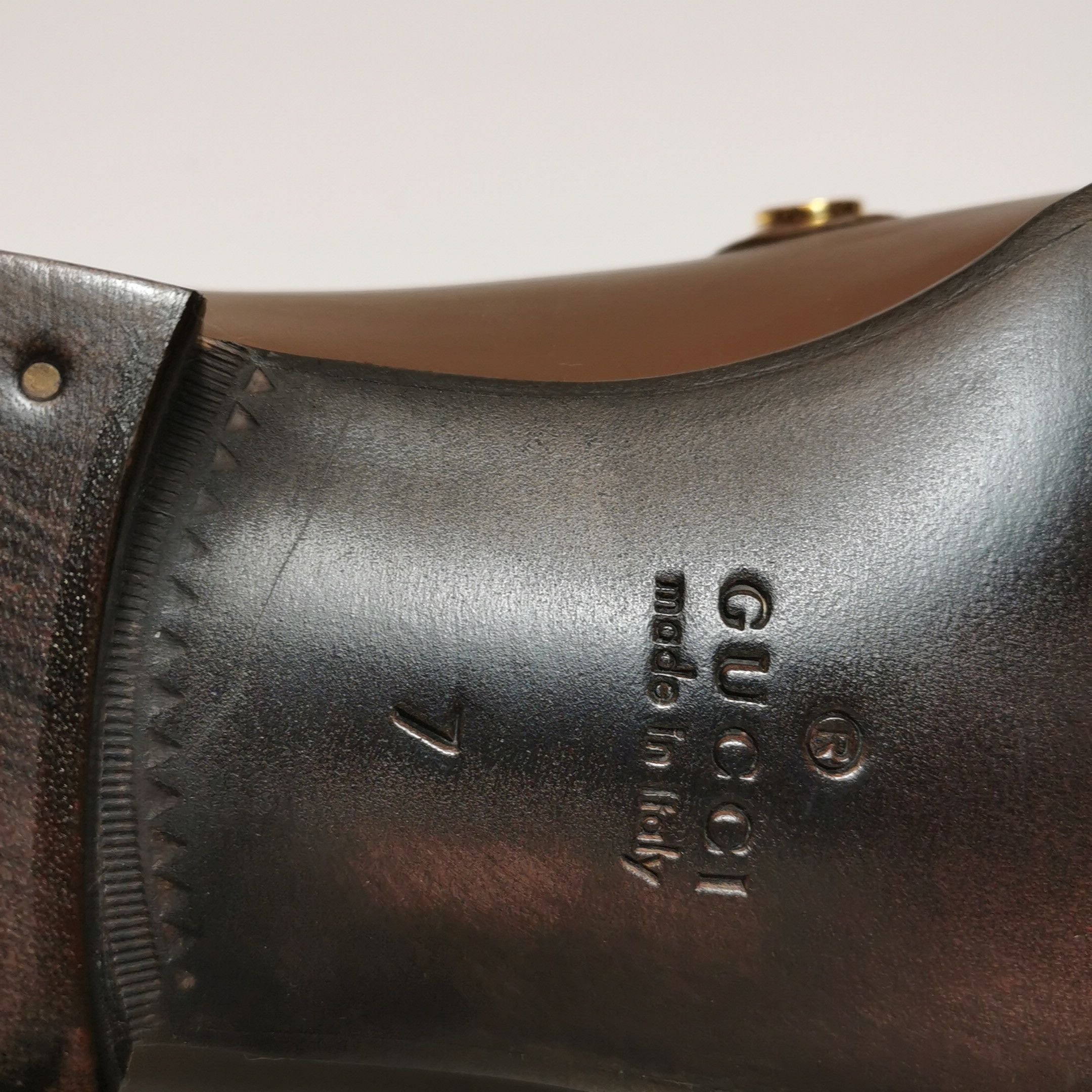 Gucci Gucci Men 8 Leather Size US 8 / EU 41 - 11 Thumbnail