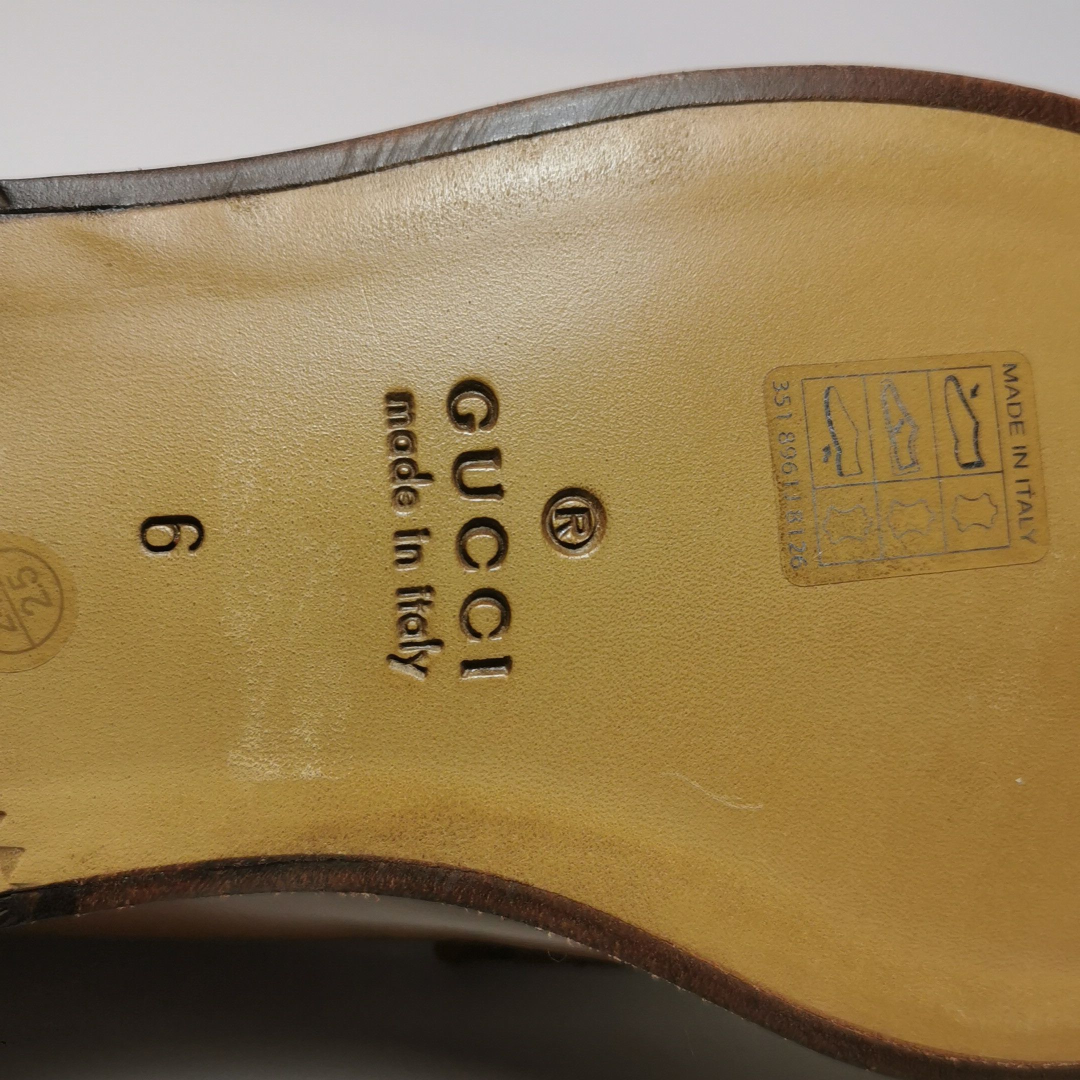 Gucci Gucci Men 7 Leather Size US 7 / EU 40 - 11 Thumbnail