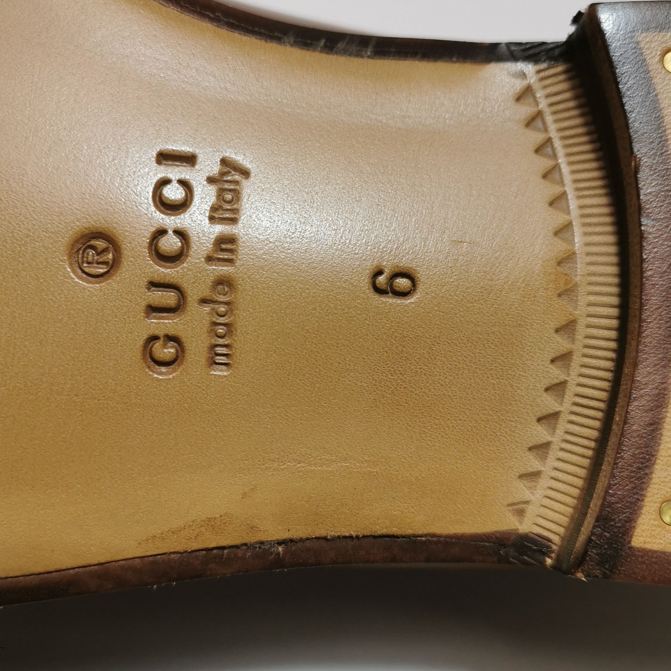 Gucci Gucci Men 7 Leather Size US 7 / EU 40 - 11 Thumbnail