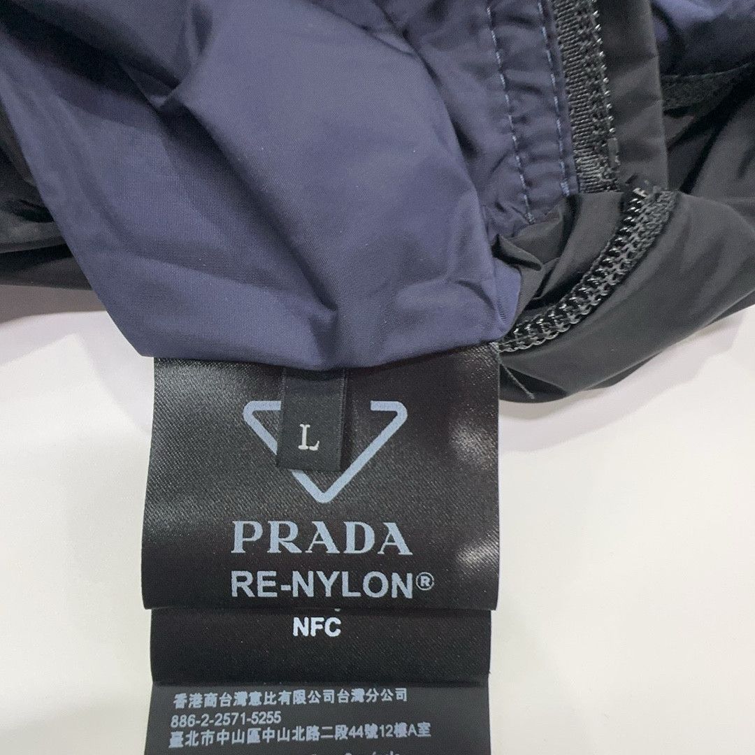Prada Prada Re-Nylon High Collar Jacket Size L Size US L / EU 52-54 / 3 - 5 Thumbnail