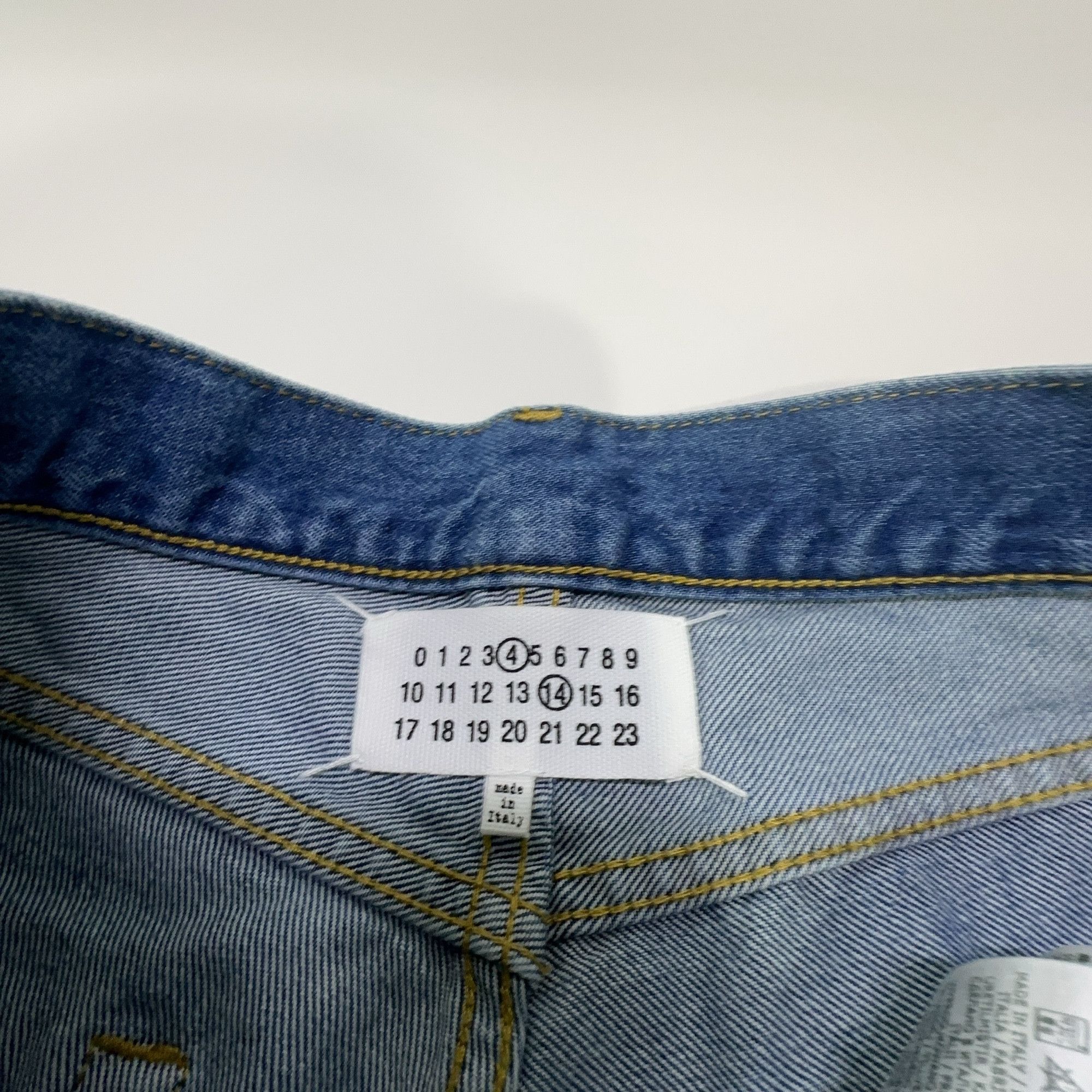 Maison Margiela Maison Margiela Blue Denim Jeans Size 31 Size US 31 - 3 Thumbnail