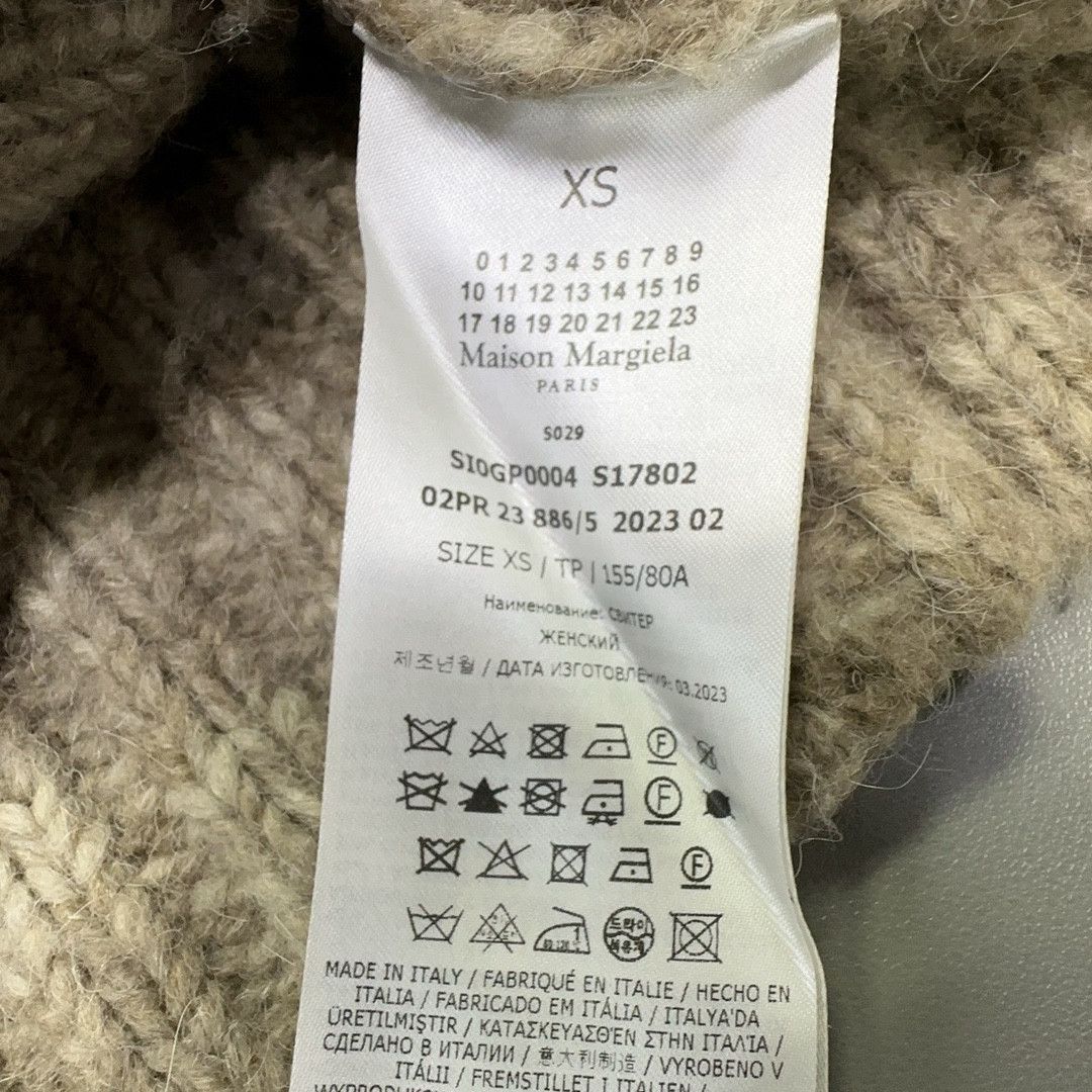 Maison Margiela Maison Margiela Brown Knit Cardigan Size XS Size XS / US 0-2 / IT 36-38 - 4 Thumbnail