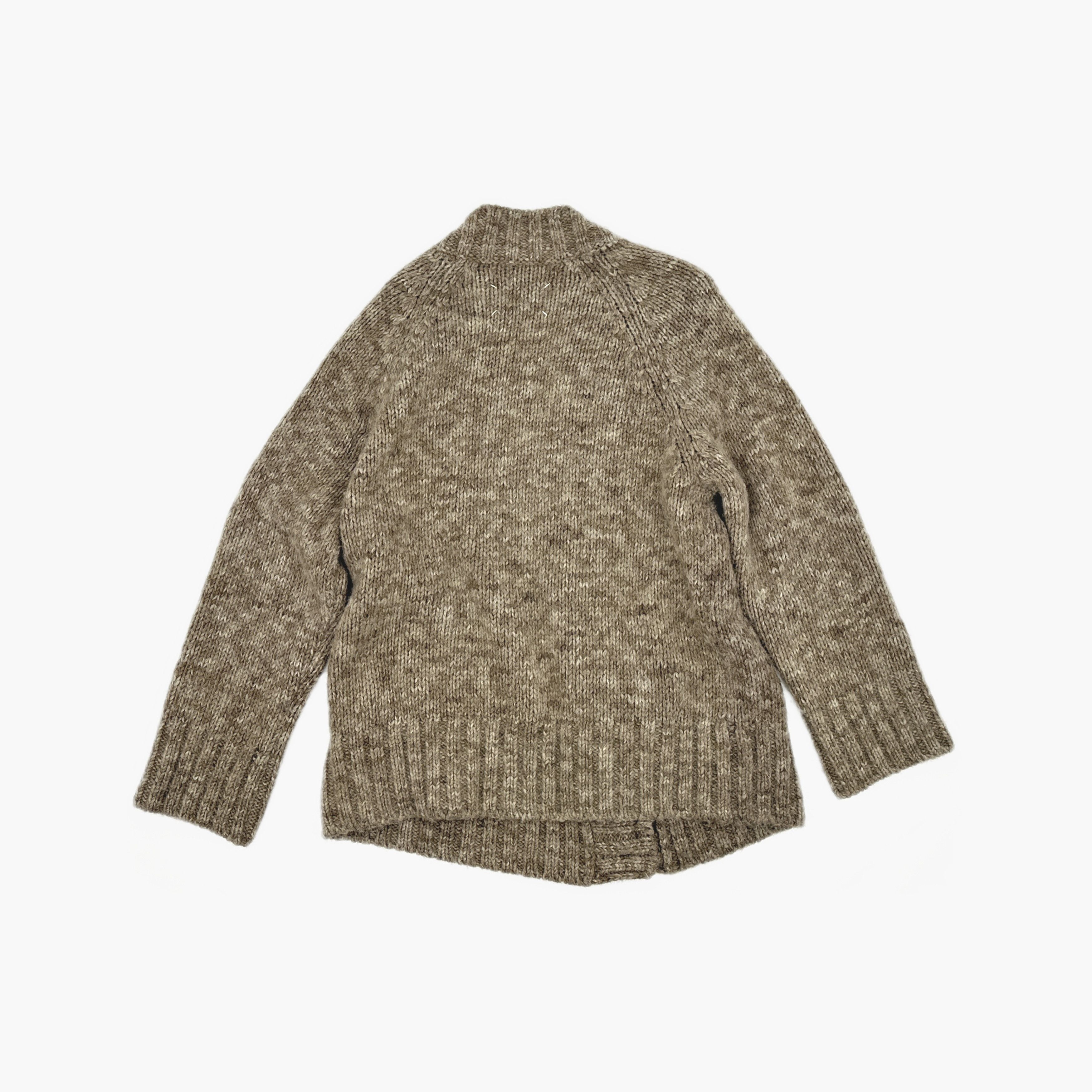 Maison Margiela Maison Margiela Brown Knit Cardigan Size XS Size XS / US 0-2 / IT 36-38 - 2 Thumbnail