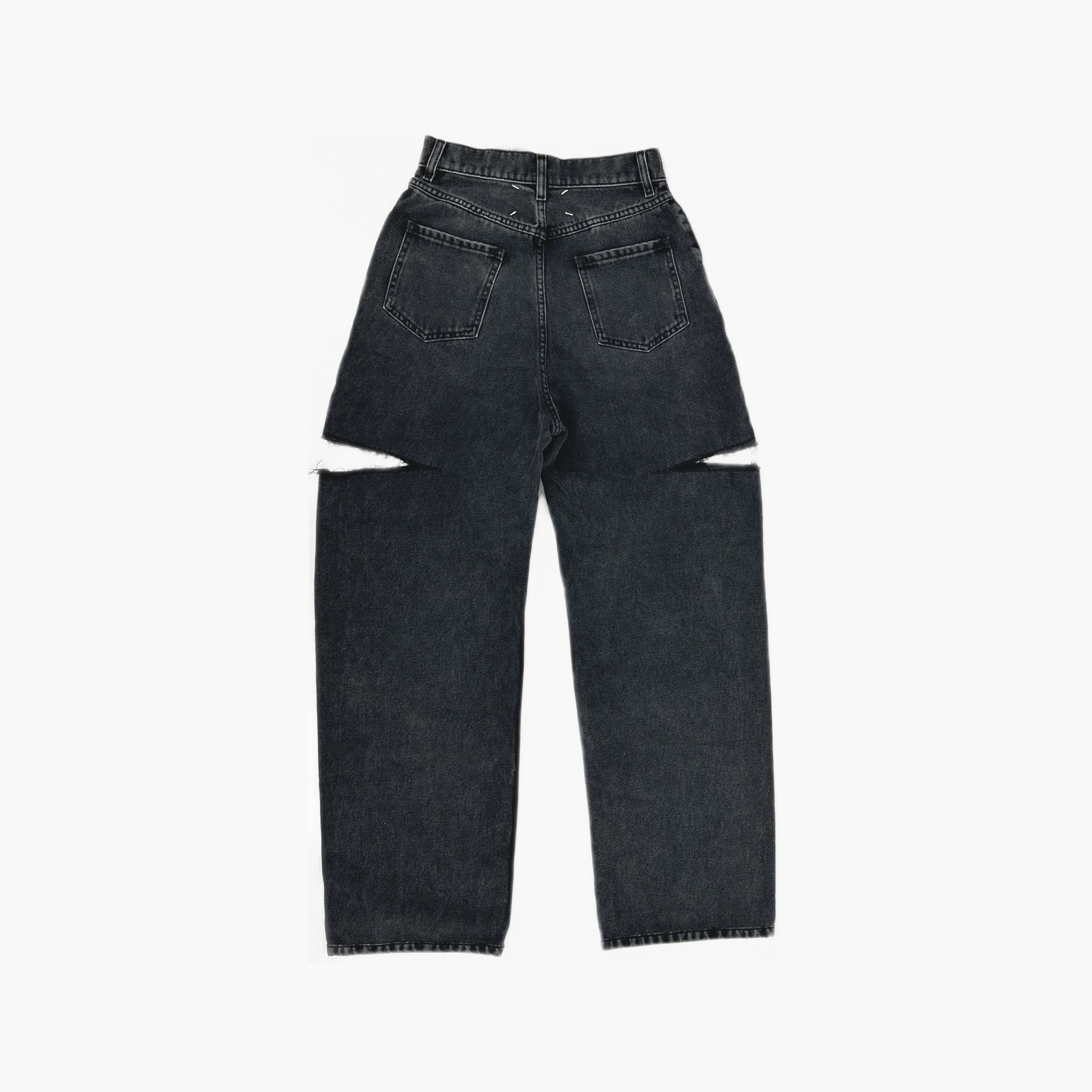 Maison Margiela Maison Margiela Cut-Out Jeans Size 38 Size 26" / US 2 / IT 38 - 2 Thumbnail