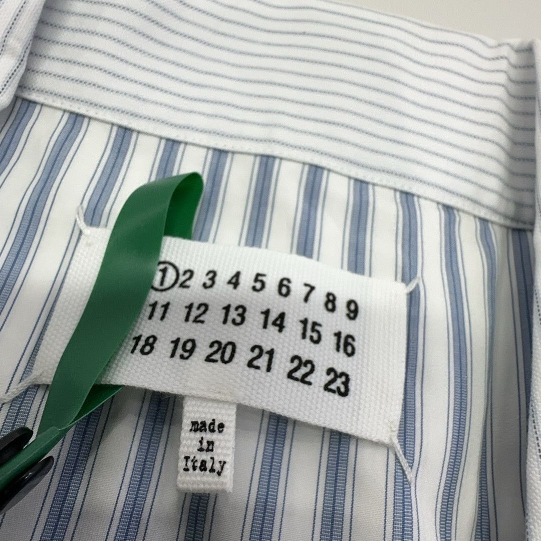 Maison Margiela Maison Margiela Striped Button Up Shirt Size 50 Size US M / EU 48-50 / 2 - 3 Thumbnail