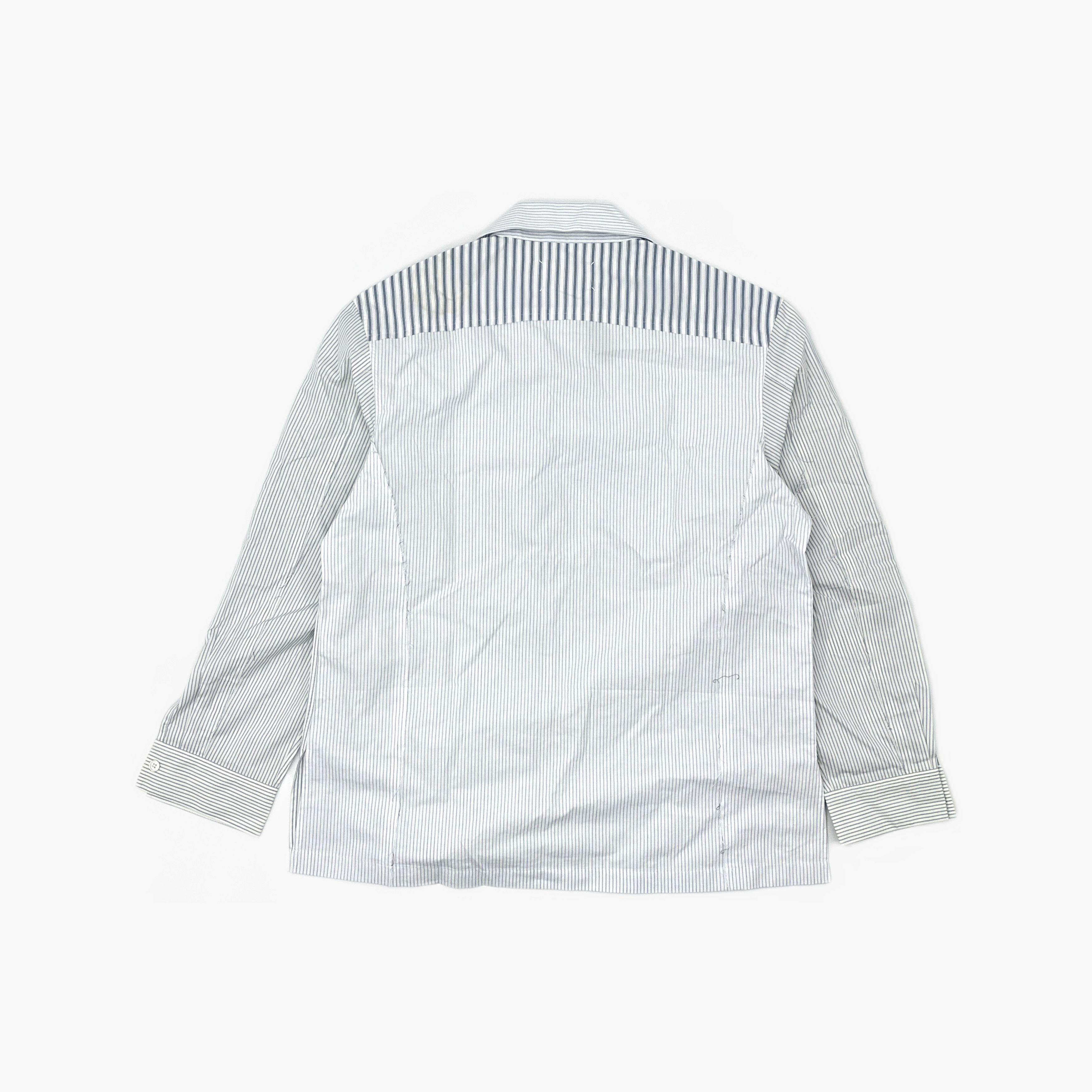 Maison Margiela Maison Margiela Striped Button Up Shirt Size 50 Size US M / EU 48-50 / 2 - 2 Thumbnail