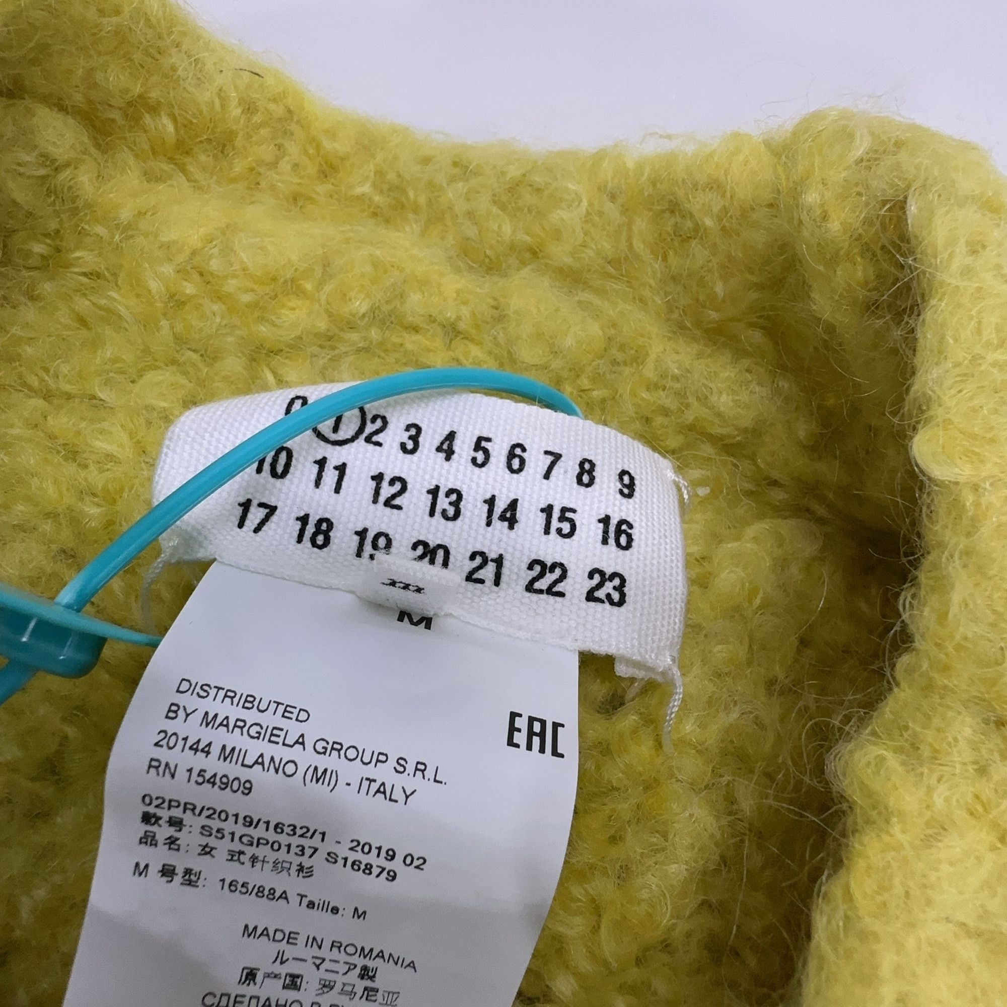 Maison Margiela Maison Margiela Yellow Knit Sweater Size M Size M / US 6-8 / IT 42-44 - 4 Thumbnail