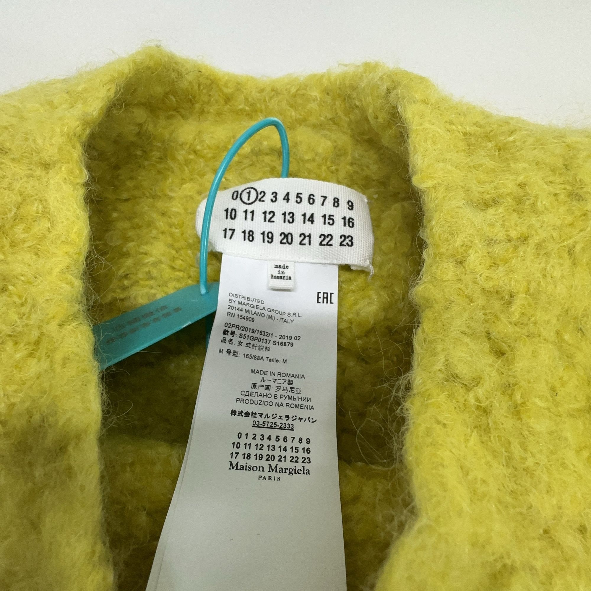 Maison Margiela Maison Margiela Yellow Knit Sweater Size M Size M / US 6-8 / IT 42-44 - 3 Thumbnail