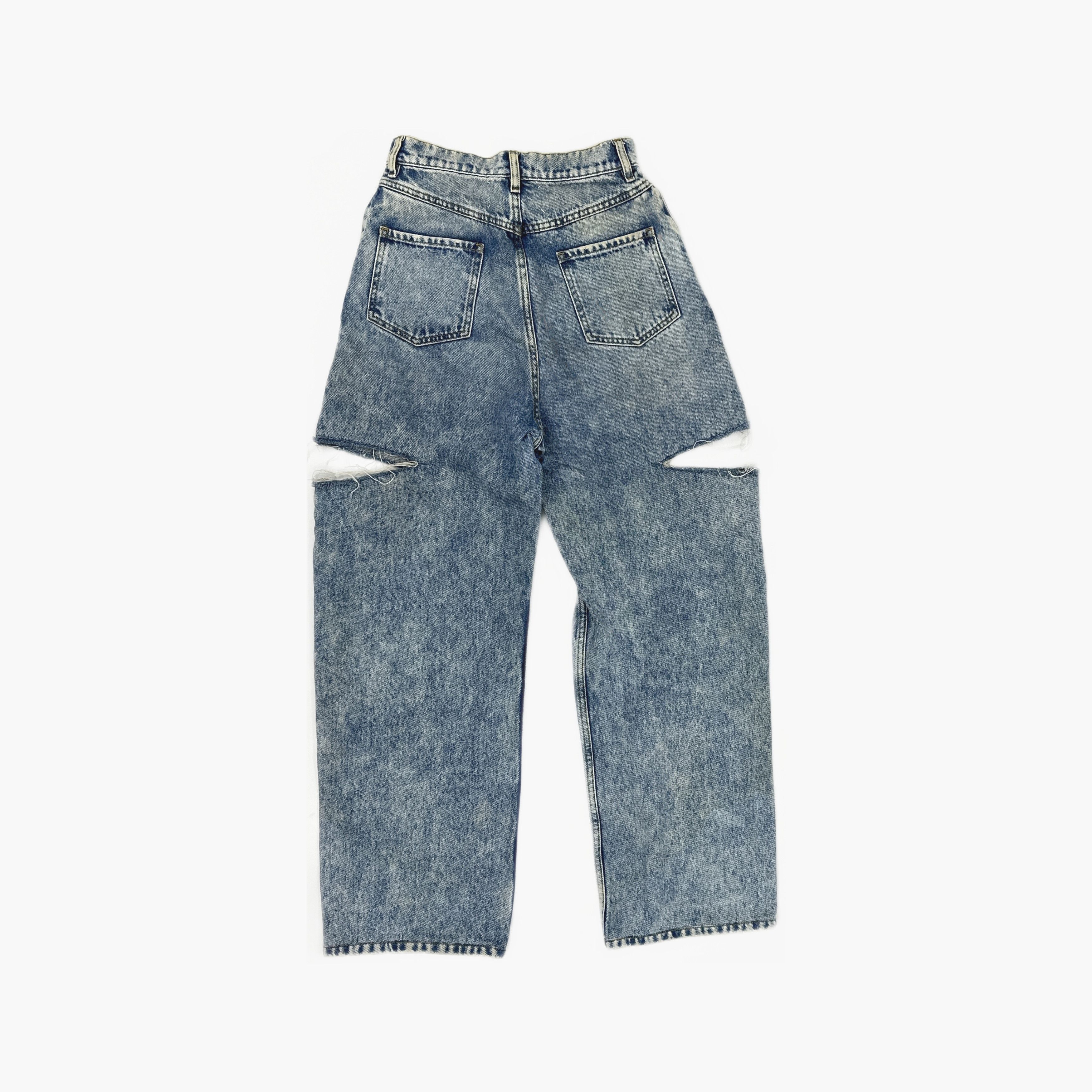 Maison Margiela Maison Margiela Distressed Cut-out Jeans Size 38 Size 26" / US 2 / IT 38 - 2 Thumbnail