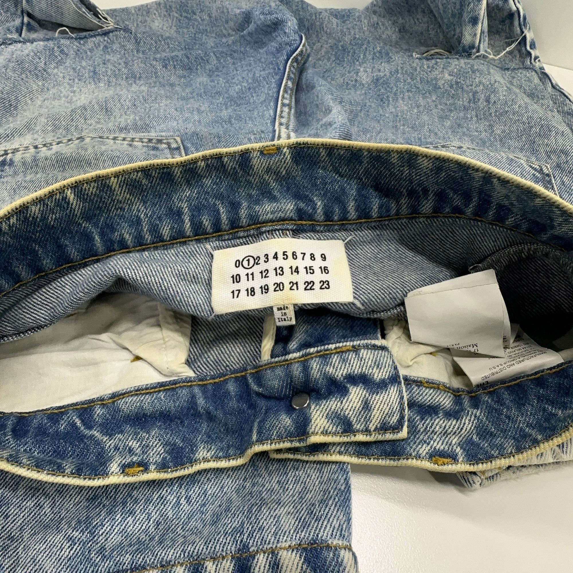 Maison Margiela Maison Margiela Distressed Cut-out Jeans Size 38 Size 26" / US 2 / IT 38 - 12 Thumbnail