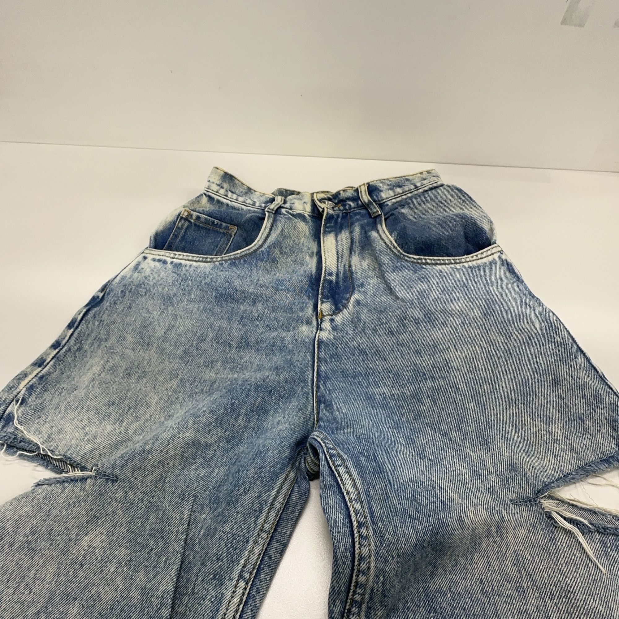 Maison Margiela Maison Margiela Distressed Cut-out Jeans Size 38 Size 26" / US 2 / IT 38 - 7 Thumbnail
