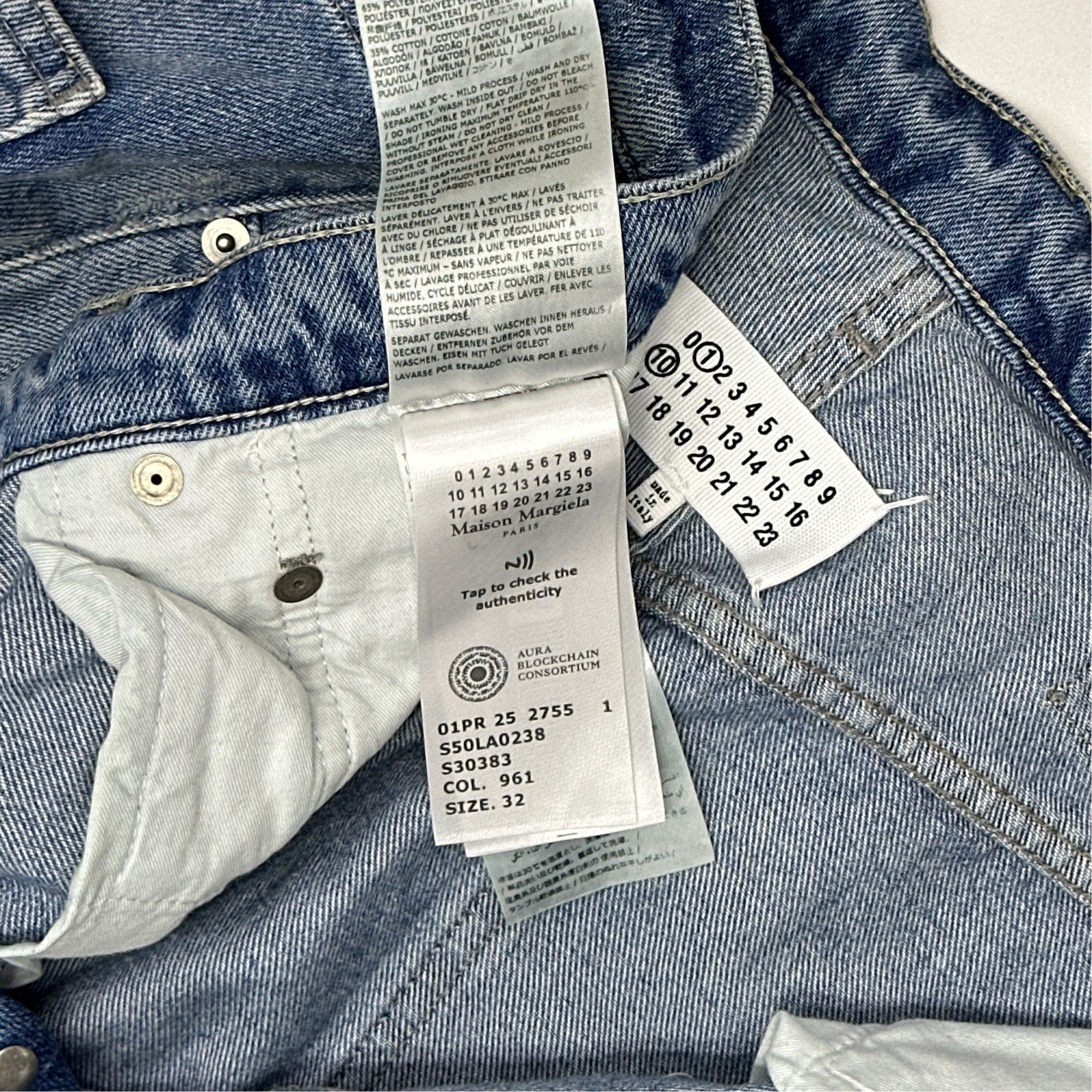 Maison Margiela Maison Margiela Straight Leg Jeans Size 32 Size US 32 / EU 48 - 2 Thumbnail