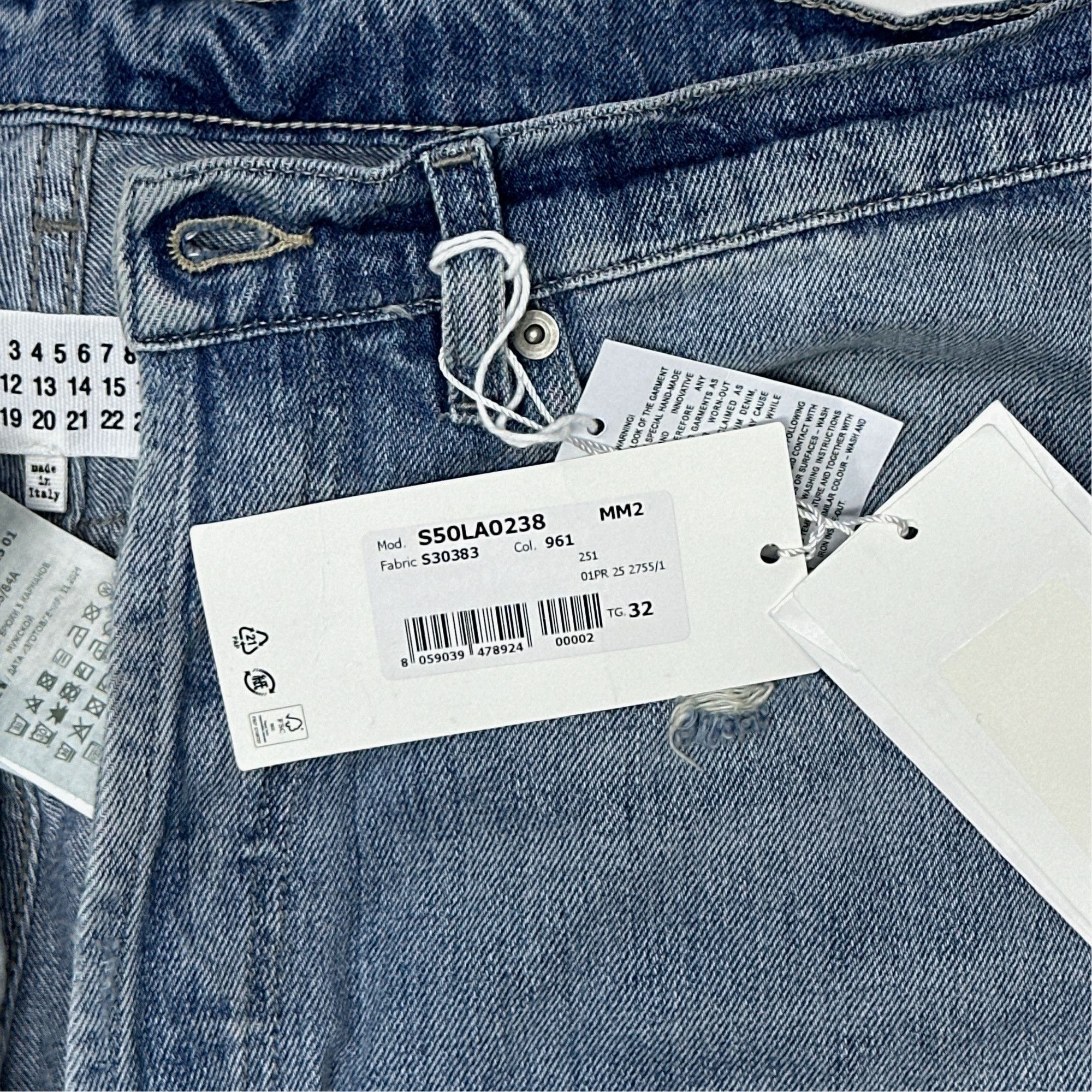Maison Margiela Maison Margiela Straight Leg Jeans Size 32 Size US 32 / EU 48 - 4 Thumbnail