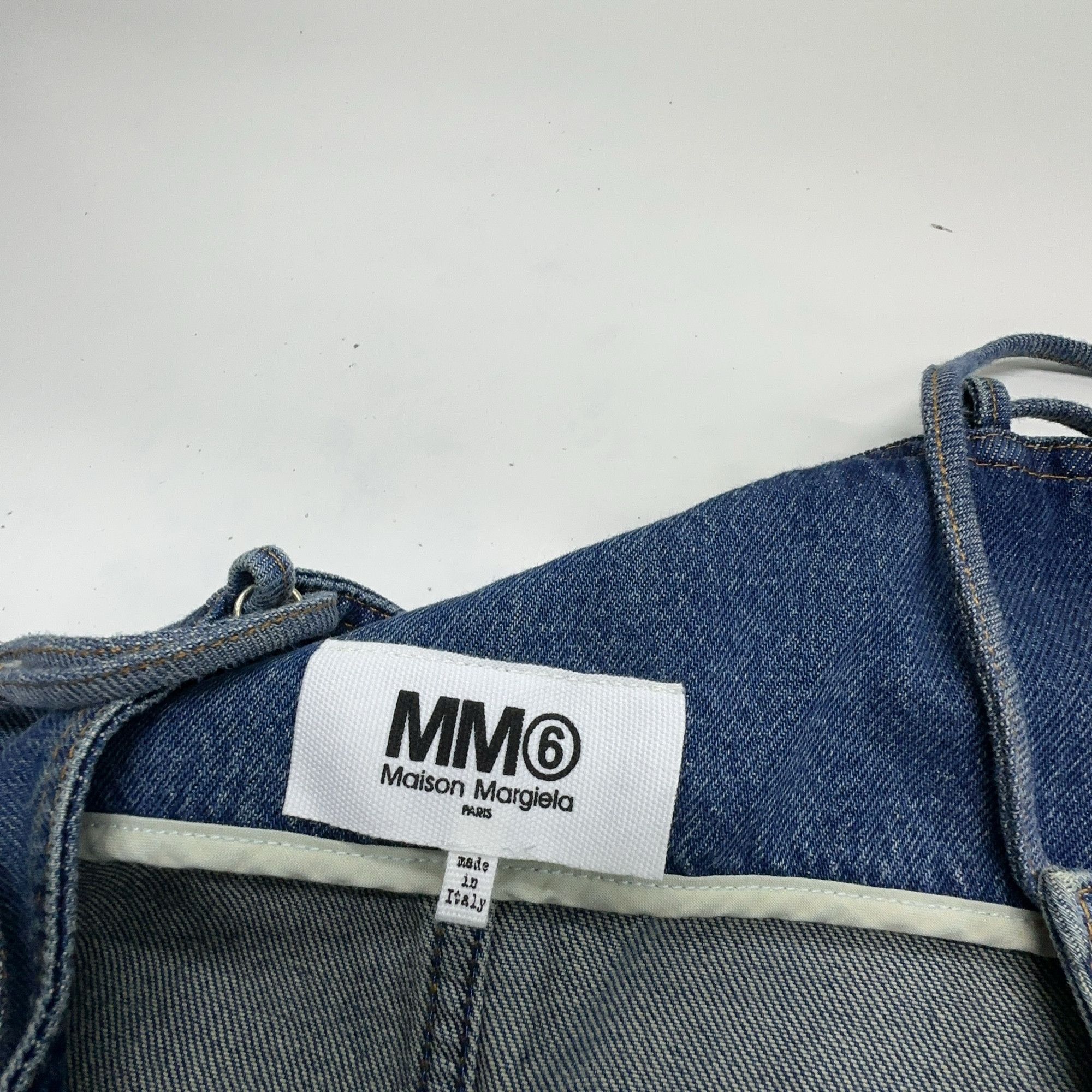 MM6 MM6 Maison Margiela Denim Pinafore Dress Size 38 Size XS / US 0-2 / IT 36-38 - 5 Thumbnail
