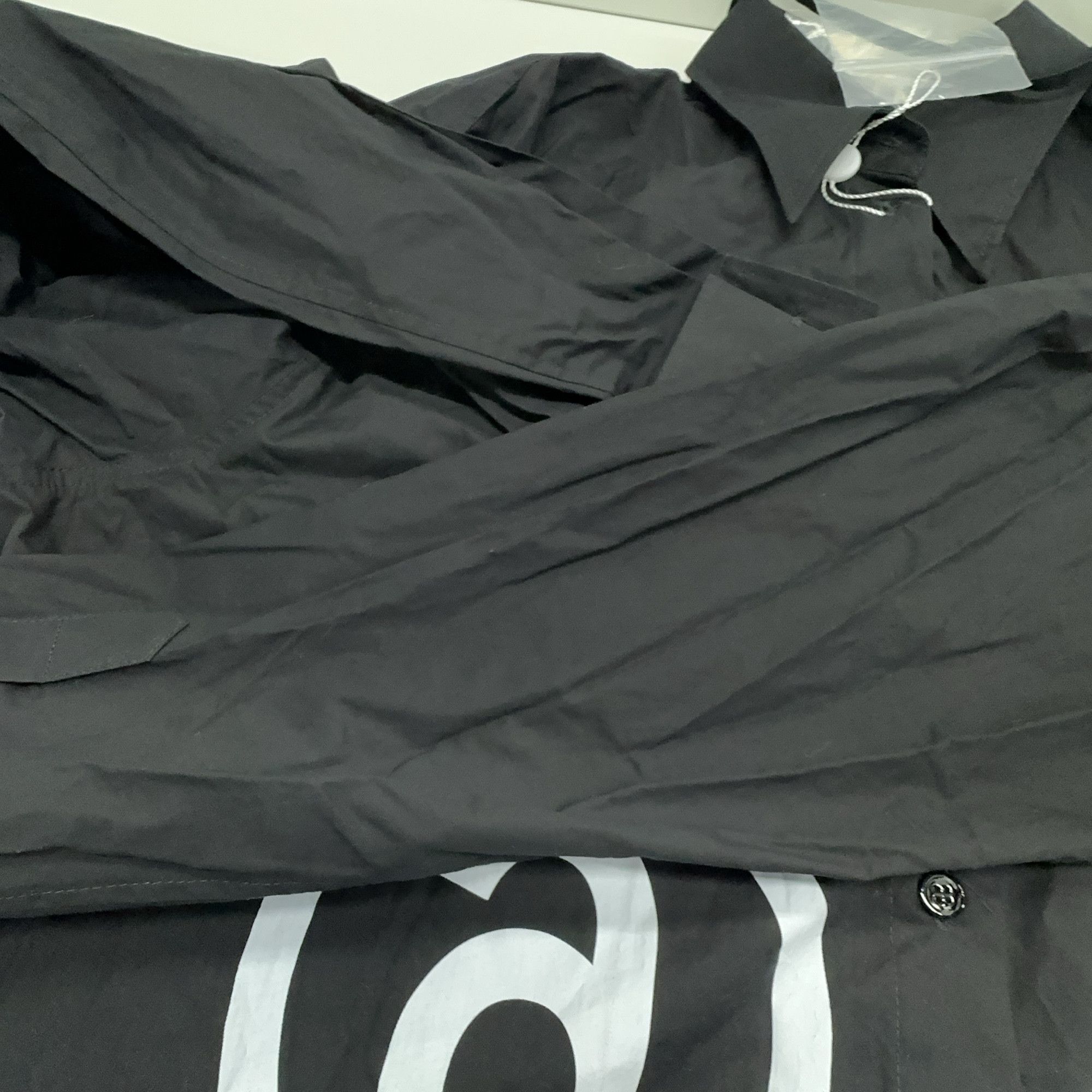 MM6 MM6 Maison Margiela Logo Print Button Up Shirt Size 38 Size XS / US 0-2 / IT 36-38 - 10 Thumbnail