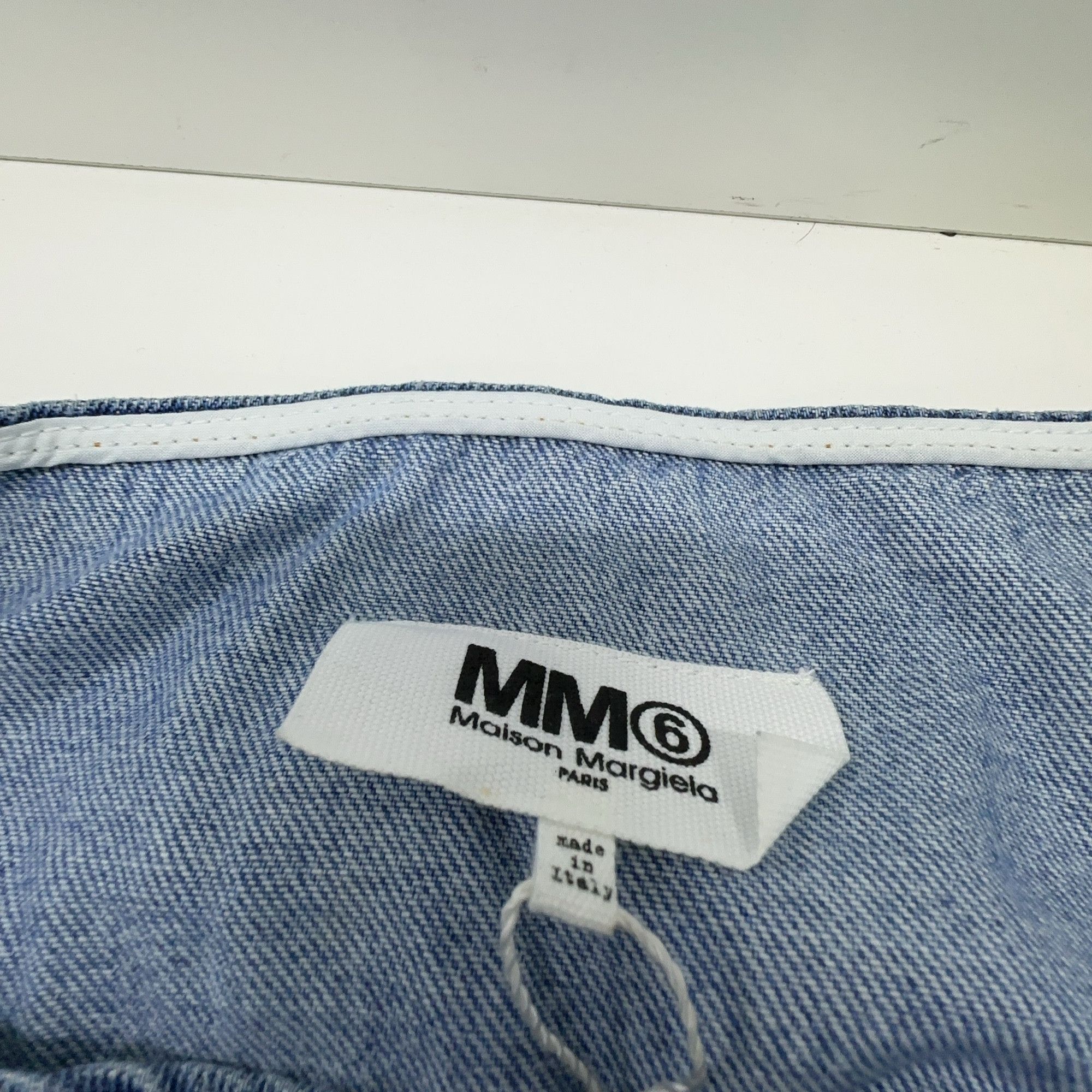 MM6 MM6 Maison Margiela Denim Sleeveless Mini Dress Size 38 Size XS / US 0-2 / IT 36-38 - 4 Thumbnail