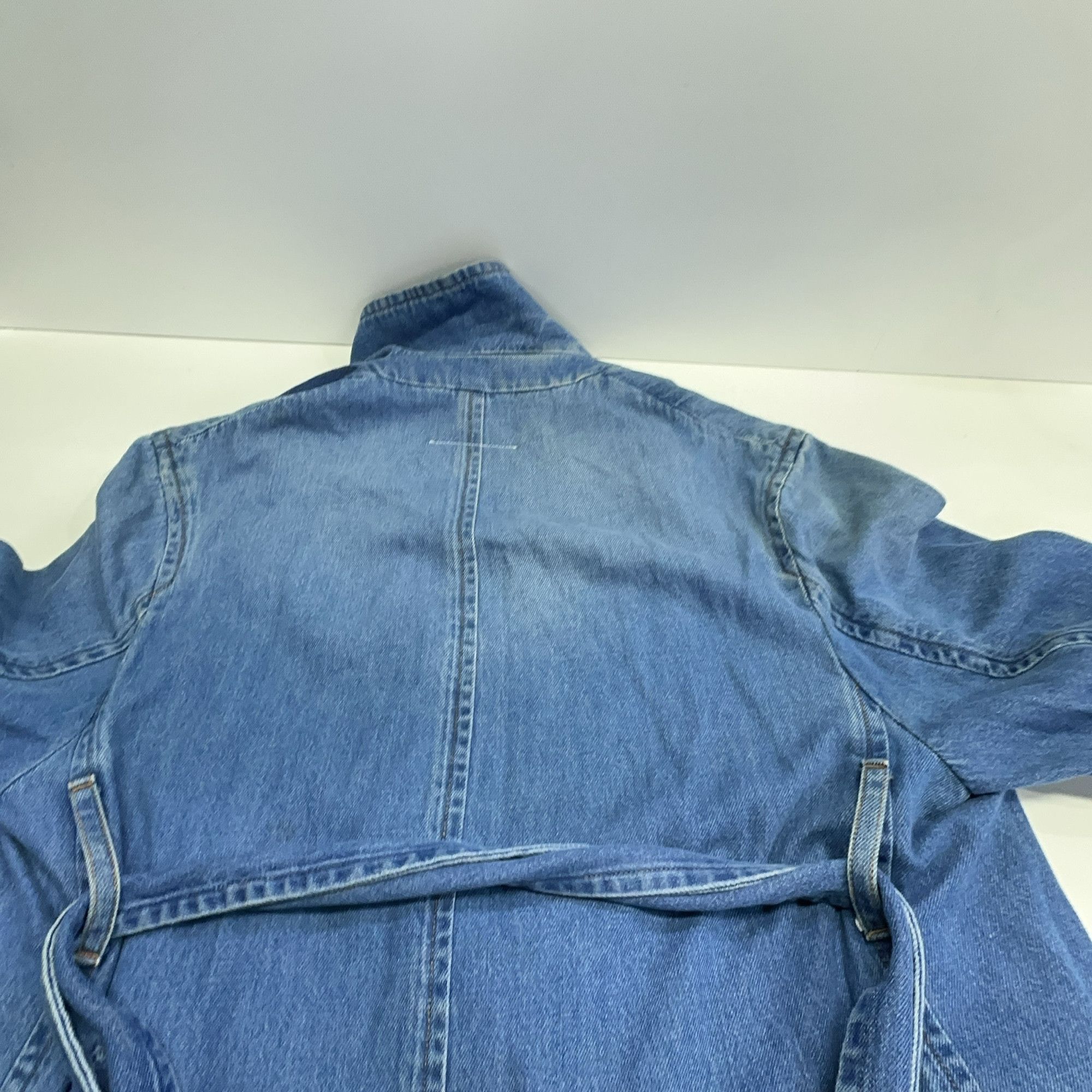 MM6 MM6 Maison Margiela Double-Breasted Denim Coat Size 38 Size XS / US 0-2 / IT 36-38 - 15 Thumbnail