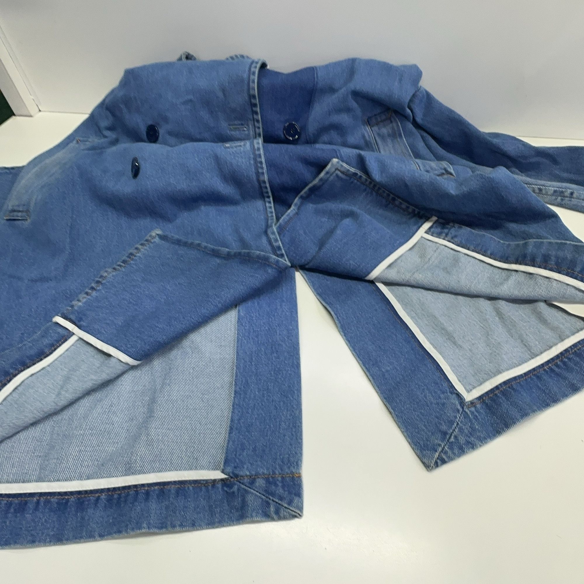 MM6 MM6 Maison Margiela Double-Breasted Denim Coat Size 38 Size XS / US 0-2 / IT 36-38 - 11 Thumbnail