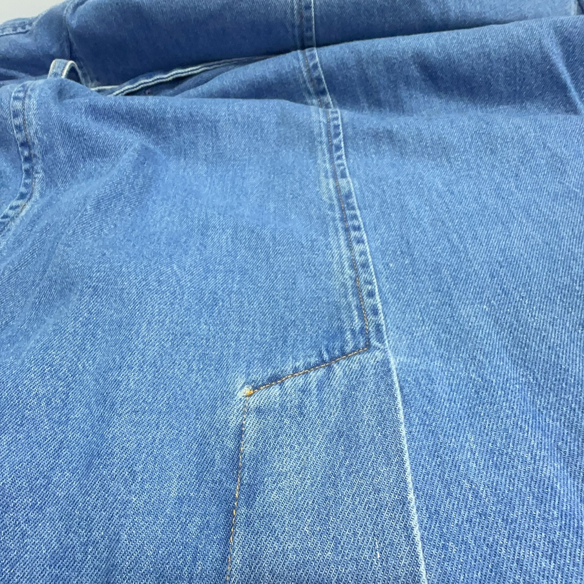 MM6 MM6 Maison Margiela Double-Breasted Denim Coat Size 38 Size XS / US 0-2 / IT 36-38 - 16 Thumbnail
