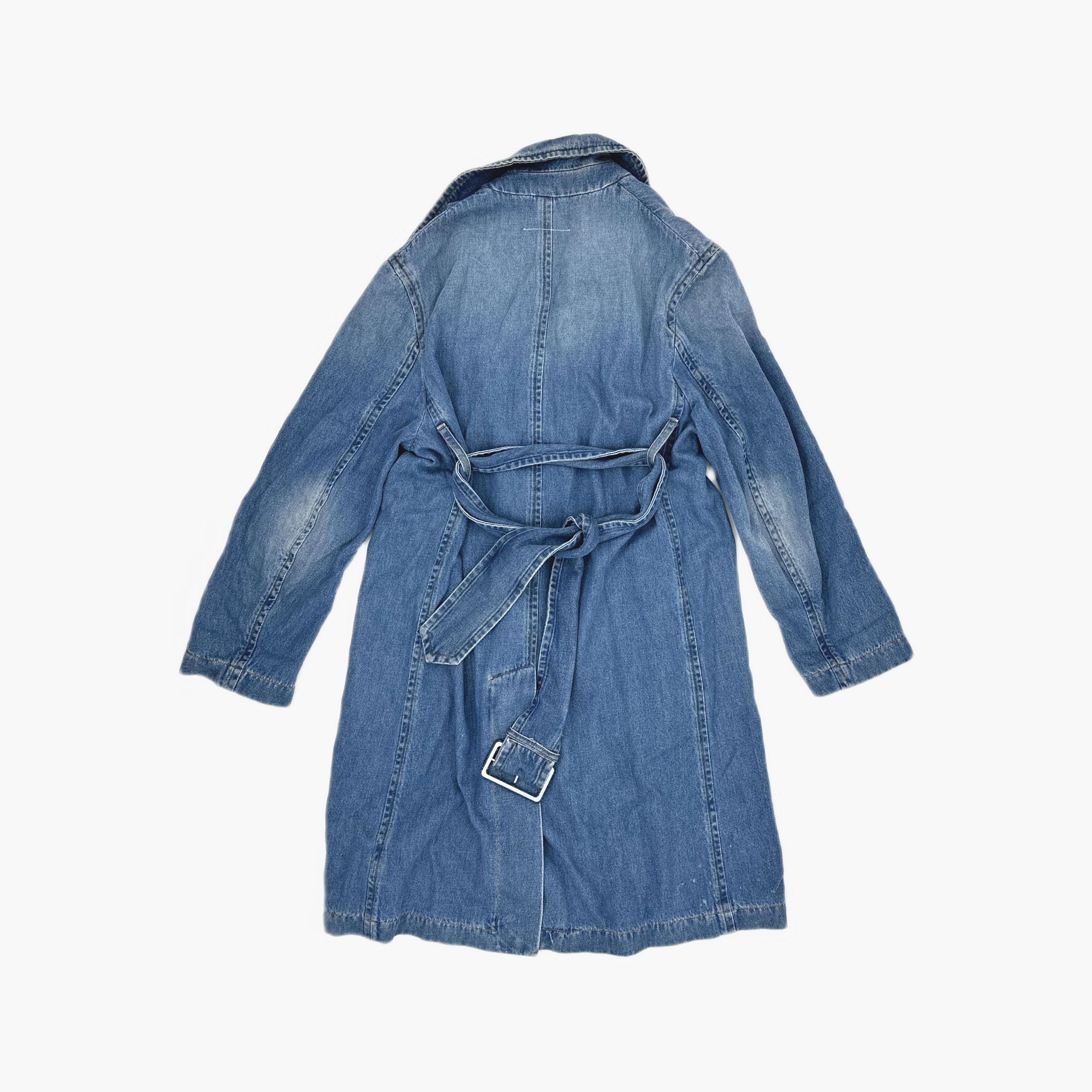 MM6 MM6 Maison Margiela Double-Breasted Denim Coat Size 38 Size XS / US 0-2 / IT 36-38 - 2 Thumbnail