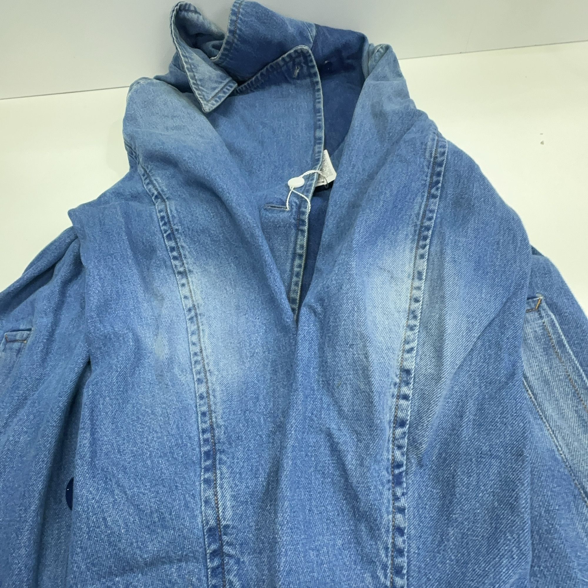 MM6 MM6 Maison Margiela Double-Breasted Denim Coat Size 38 Size XS / US 0-2 / IT 36-38 - 12 Thumbnail