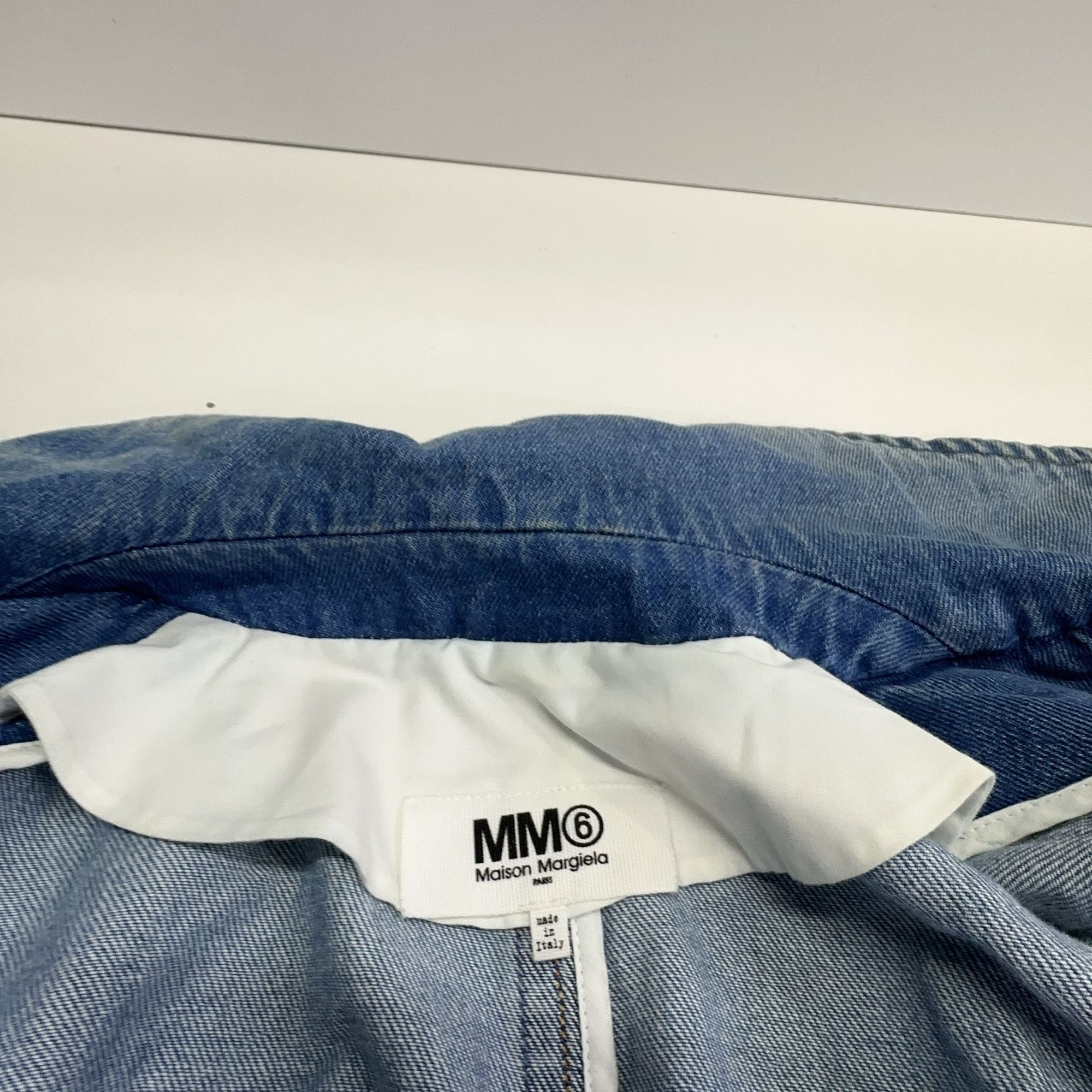 MM6 MM6 Maison Margiela Double-Breasted Denim Coat Size 38 Size XS / US 0-2 / IT 36-38 - 5 Thumbnail