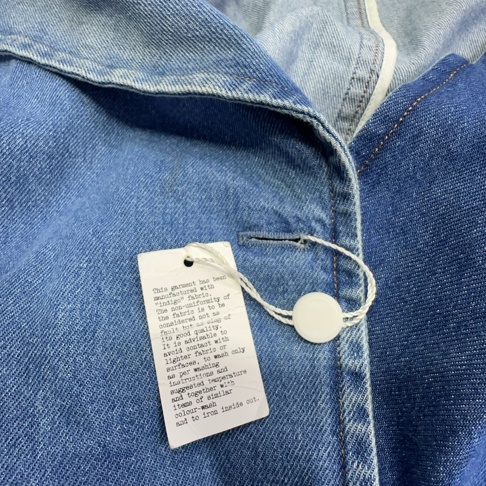 MM6 MM6 Maison Margiela Double-Breasted Denim Coat Size 38 Size XS / US 0-2 / IT 36-38 - 6 Thumbnail
