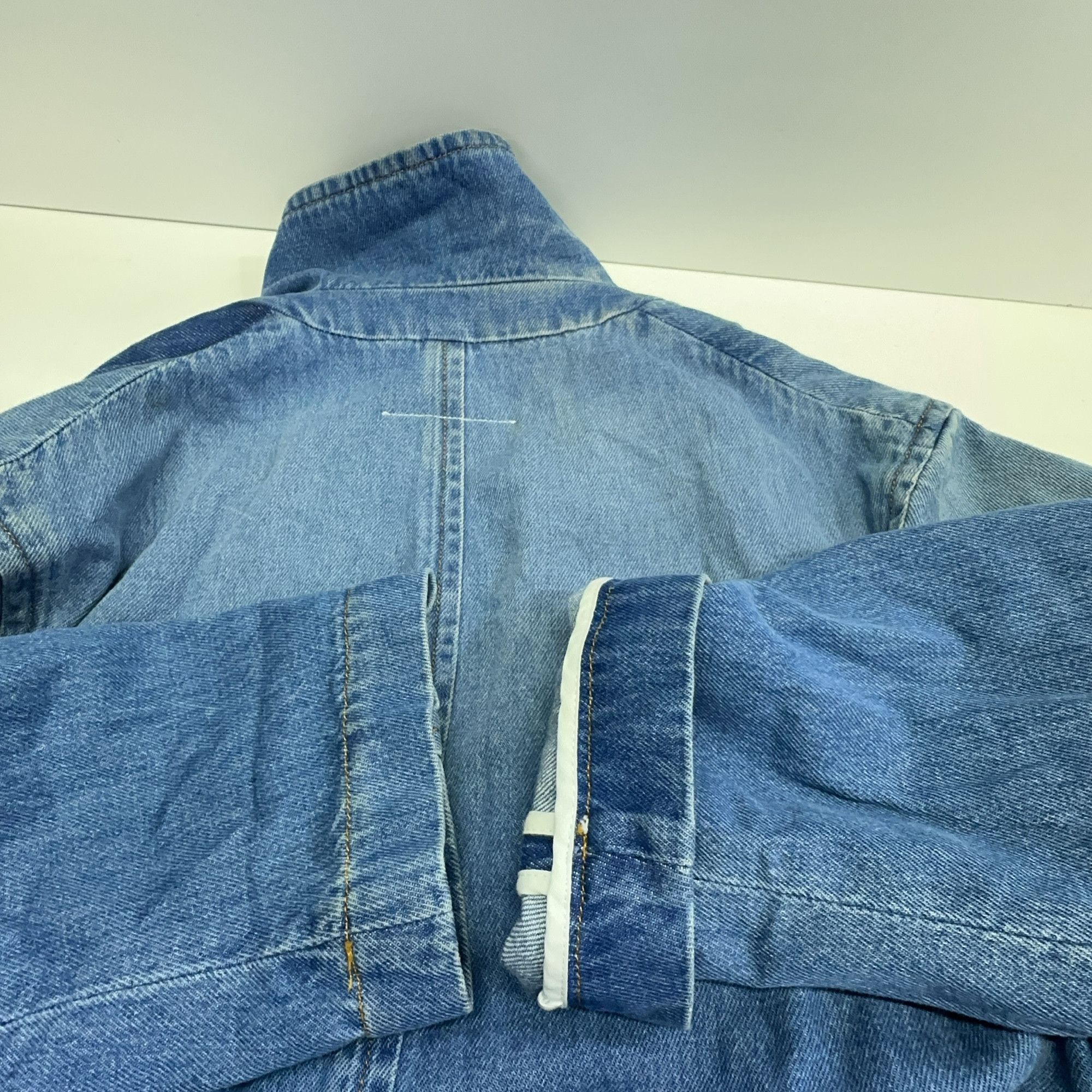 MM6 MM6 Maison Margiela Double-Breasted Denim Coat Size 38 Size XS / US 0-2 / IT 36-38 - 14 Thumbnail