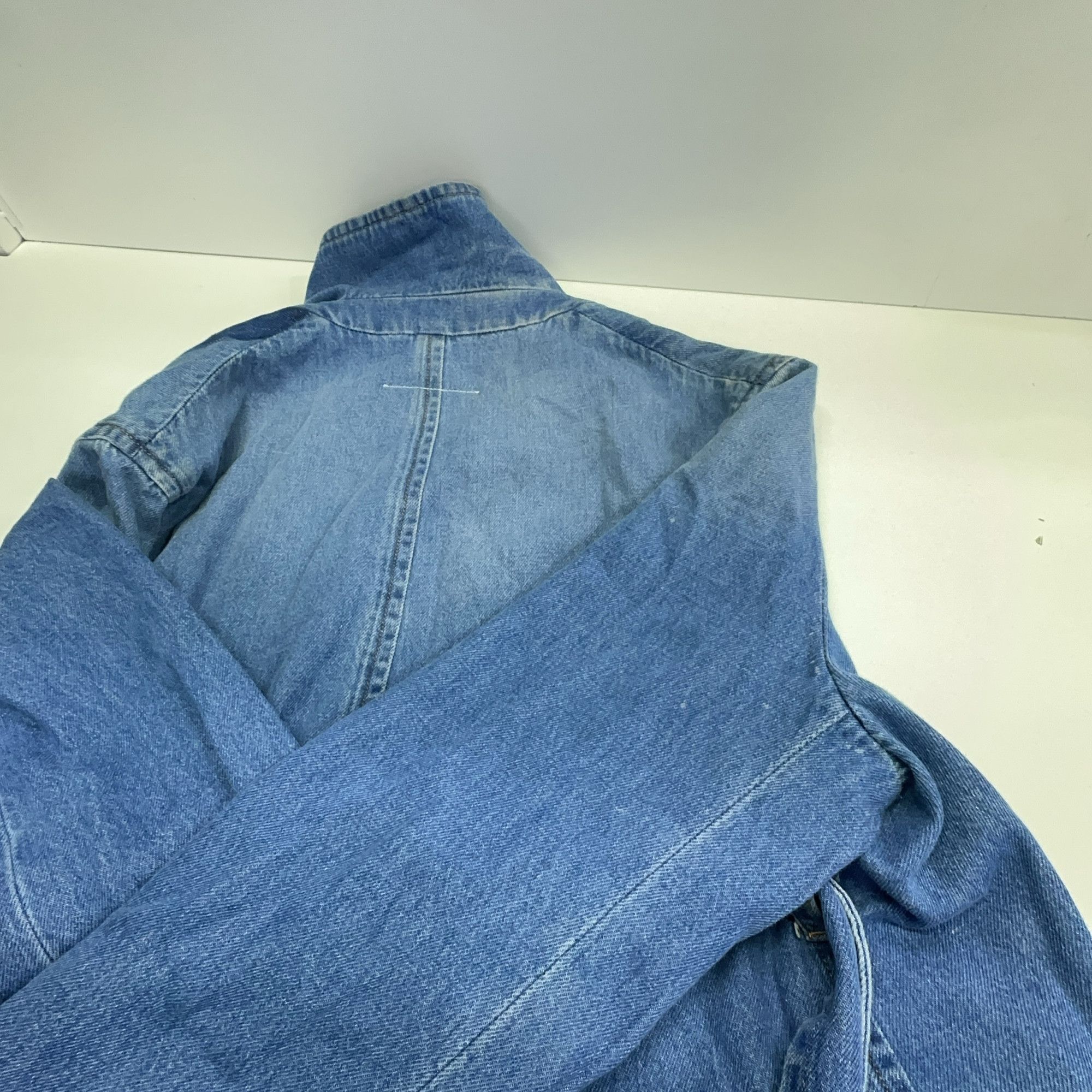 MM6 MM6 Maison Margiela Double-Breasted Denim Coat Size 38 Size XS / US 0-2 / IT 36-38 - 13 Thumbnail