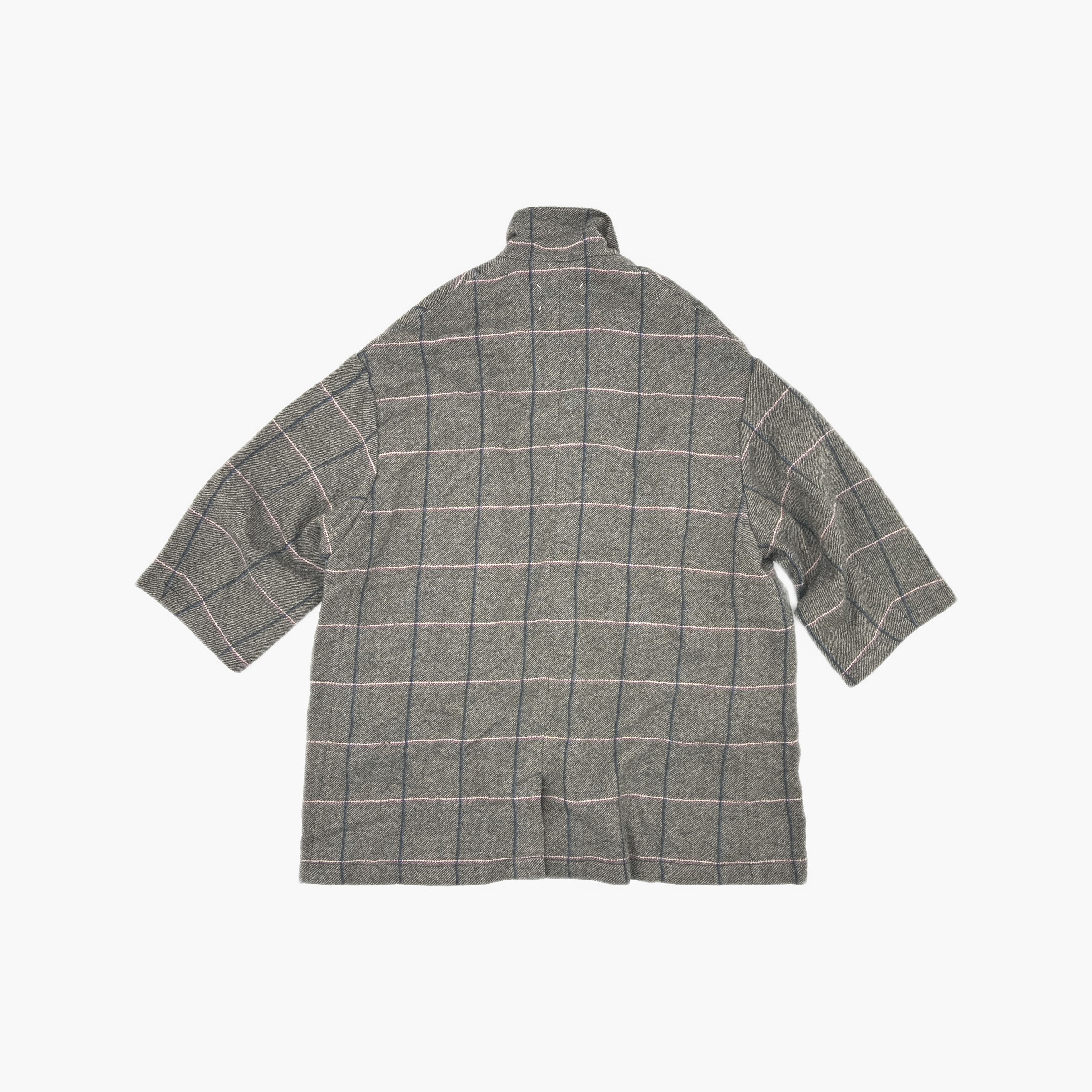 Maison Margiela Maison Margiela Checkered Wool Coat Size 36 Size XS / US 0-2 / IT 36-38 - 2 Thumbnail