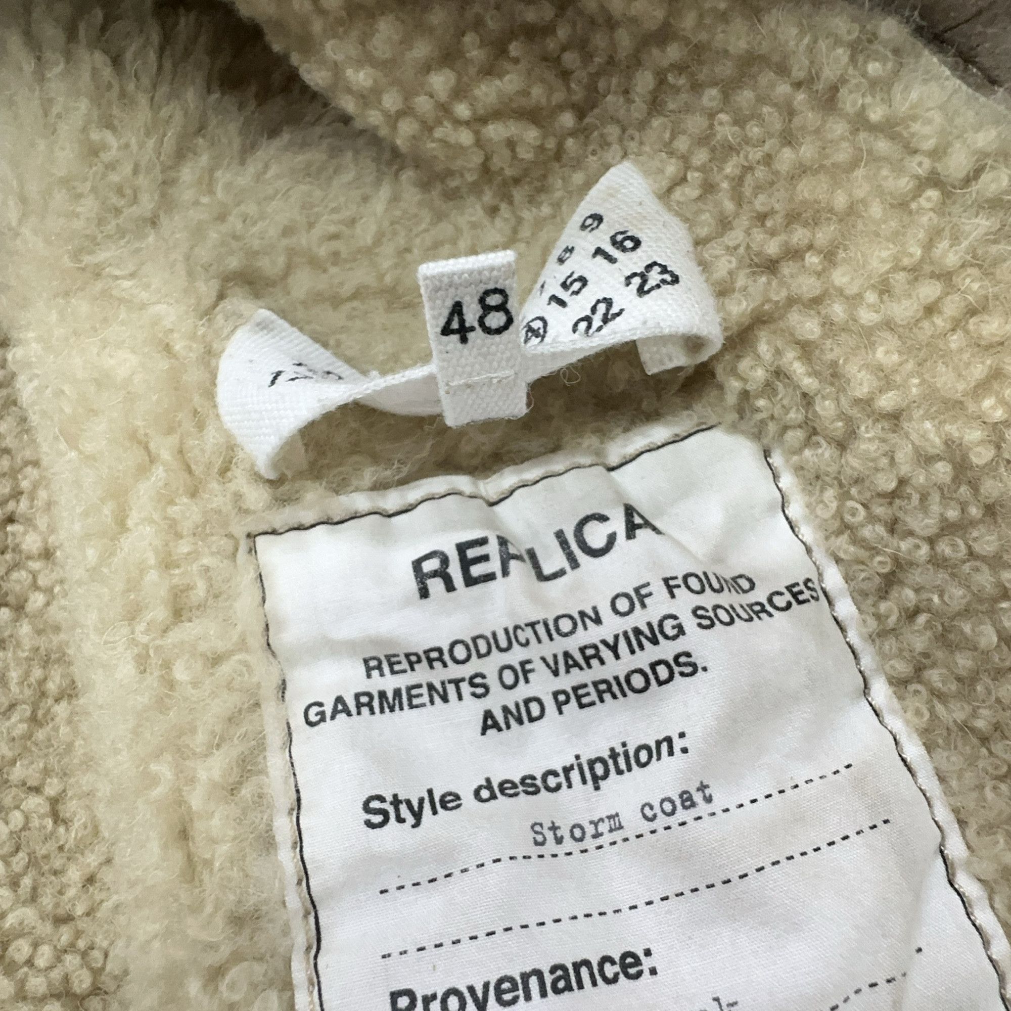 Maison Margiela Maison Margiela Replica Shearling Heavy Coat Size M Size US M / EU 48-50 / 2 - 4 Thumbnail