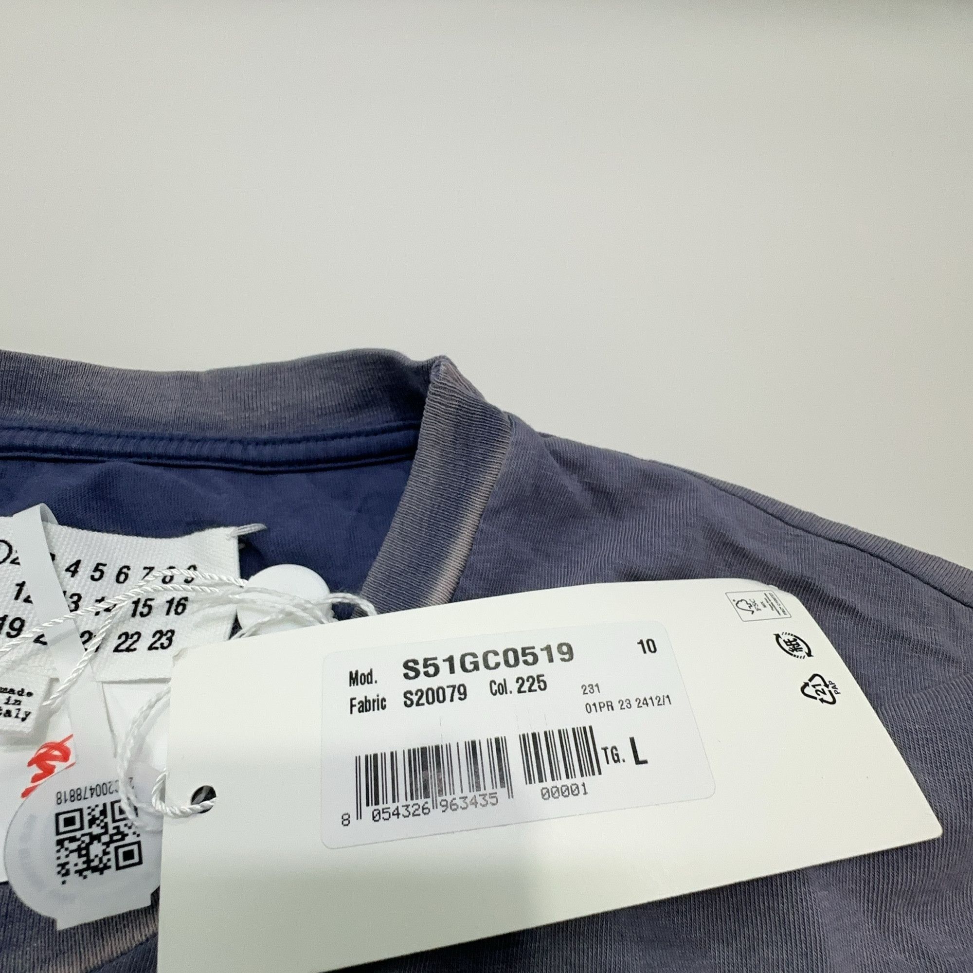 Maison Margiela Maison Margiela Lilac Logo T-Shirt Size L Size L / US 10 / IT 46 - 3 Thumbnail