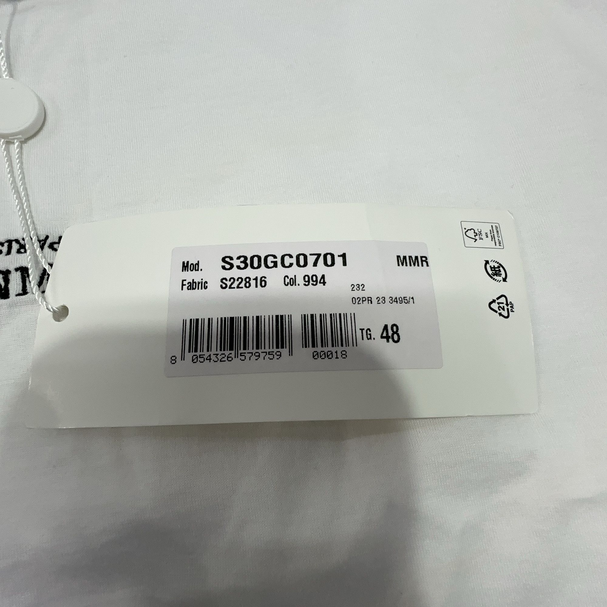 MM6 MM6 Maison Margiela Logo T-Shirt Size M Size US M / EU 48-50 / 2 - 4 Thumbnail