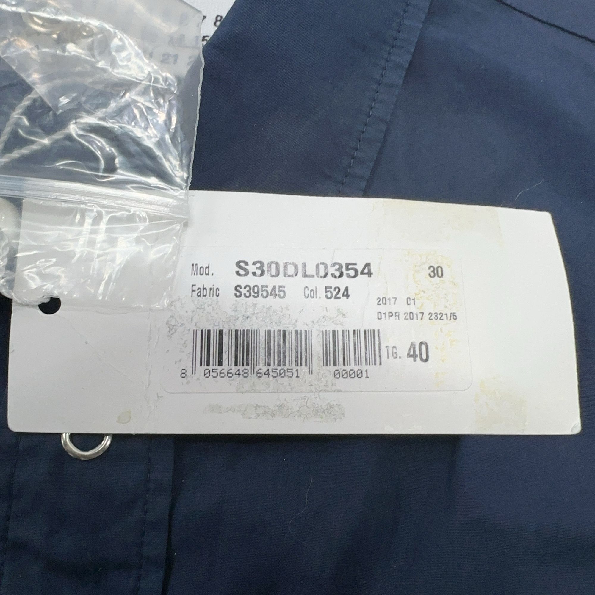 Maison Margiela Maison Margiela Navy Short Sleeve Shirt Size M Size US XXS / EU 40 - 5 Thumbnail