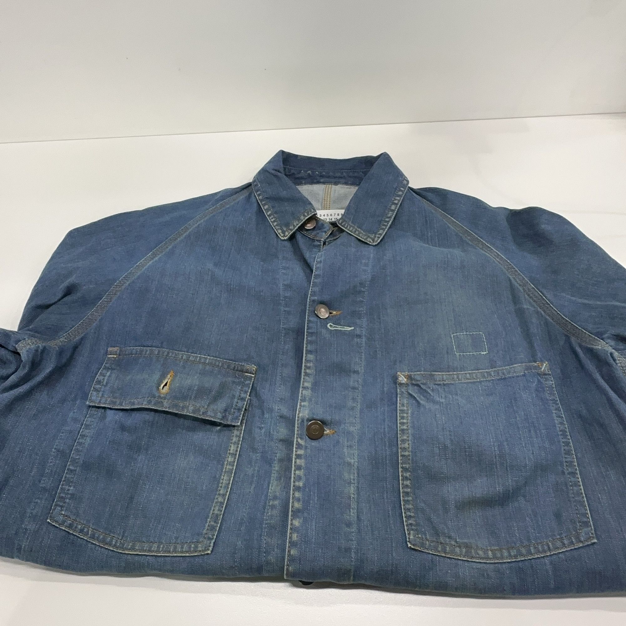 Maison Margiela Maison Margiela Indigo Denim Jacket Size 48 Size US M / EU 48-50 / 2 - 8 Thumbnail