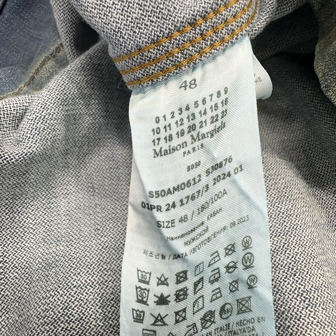 Maison Margiela Maison Margiela Indigo Denim Jacket Size 48 Size US M / EU 48-50 / 2 - 5 Thumbnail