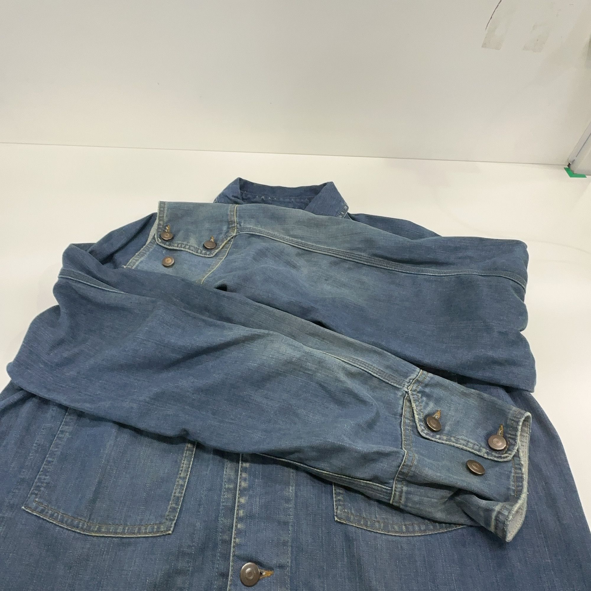 Maison Margiela Maison Margiela Indigo Denim Jacket Size 48 Size US M / EU 48-50 / 2 - 14 Thumbnail