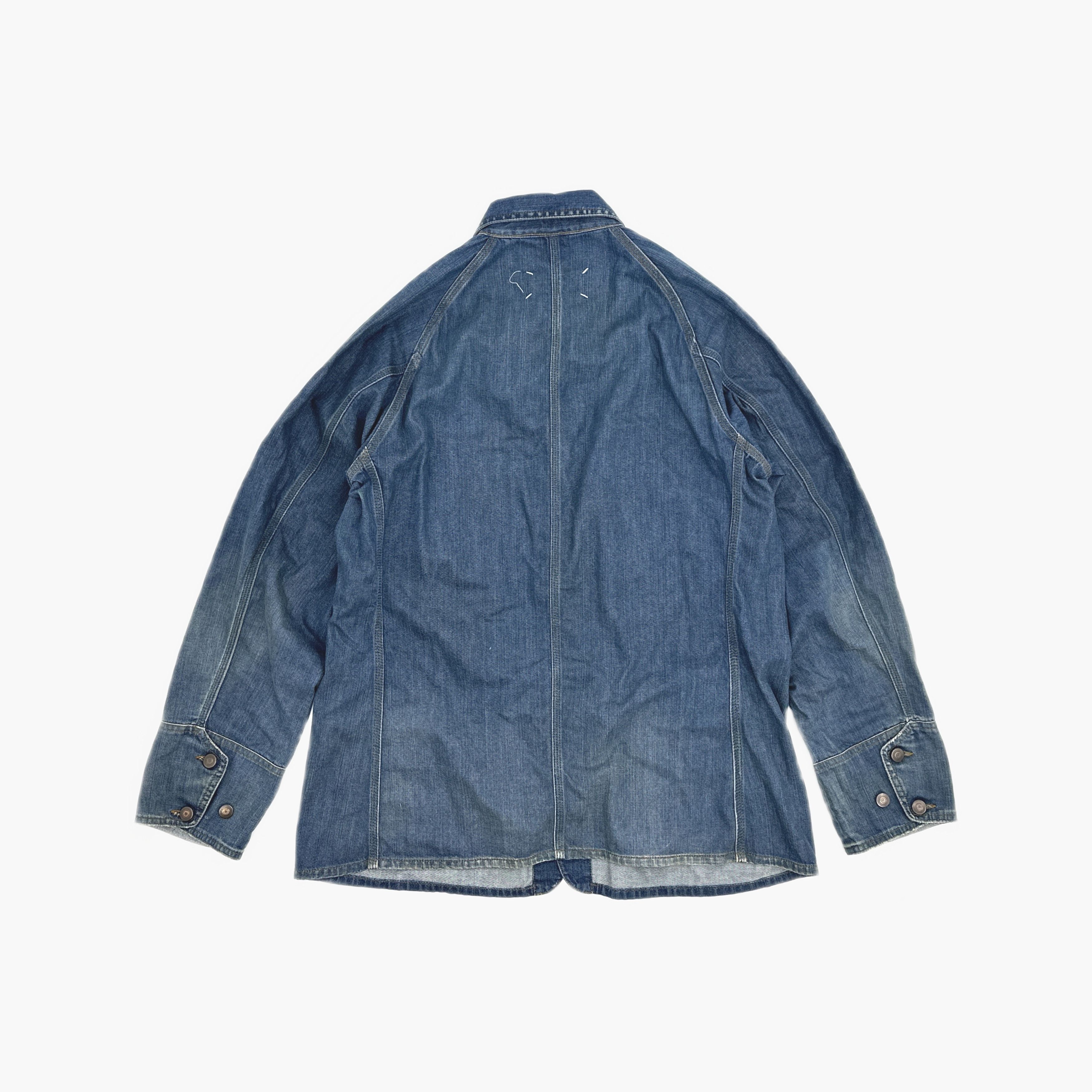 Maison Margiela Maison Margiela Indigo Denim Jacket Size 48 Size US M / EU 48-50 / 2 - 2 Thumbnail