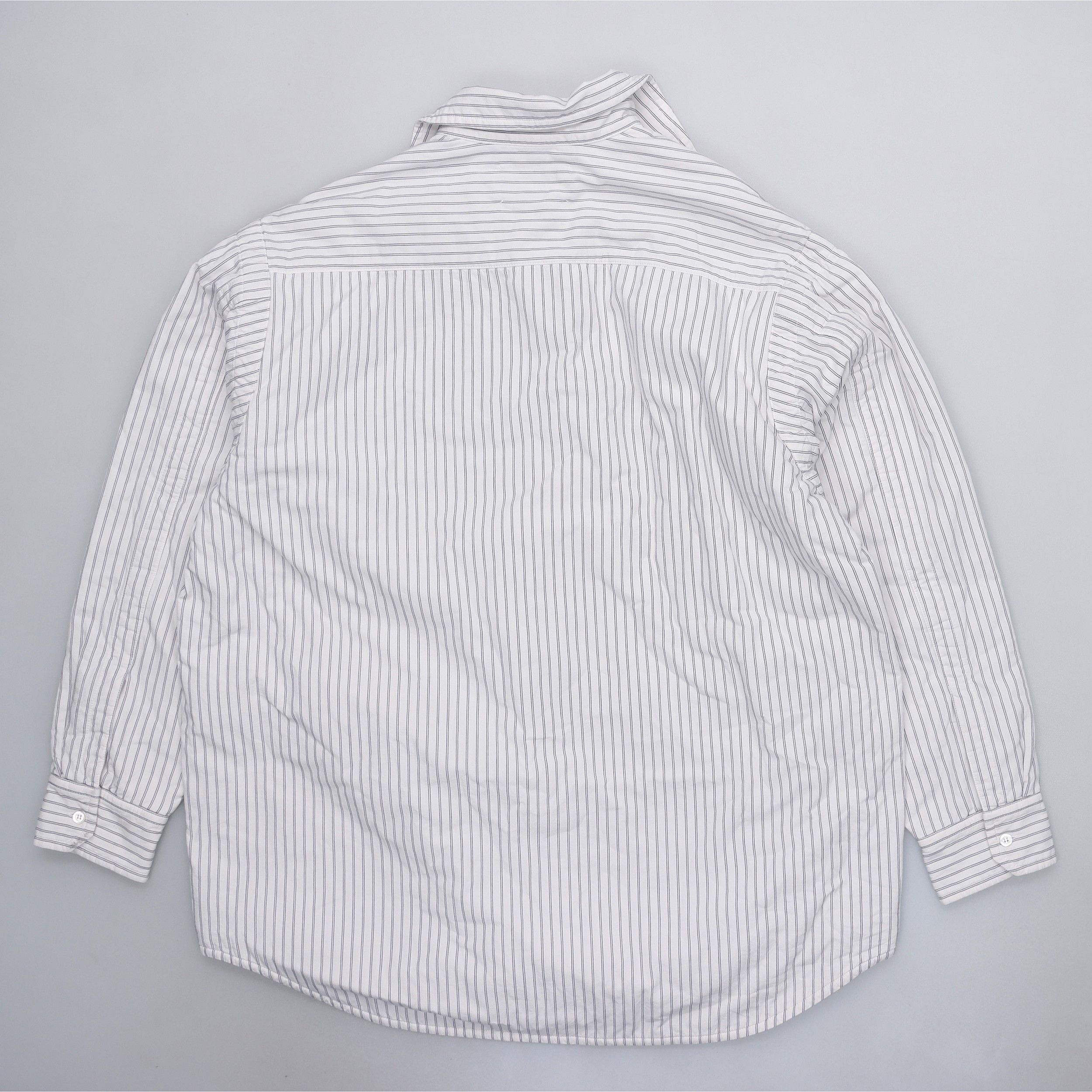 Maison Margiela Maison Margiela Striped Button Up Shirt Size 39 Size US M / EU 48-50 / 2 - 8 Thumbnail