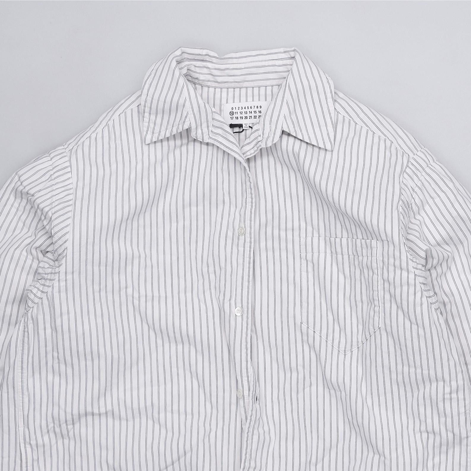 Maison Margiela Maison Margiela Striped Button Up Shirt Size 39 Size US M / EU 48-50 / 2 - 3 Thumbnail