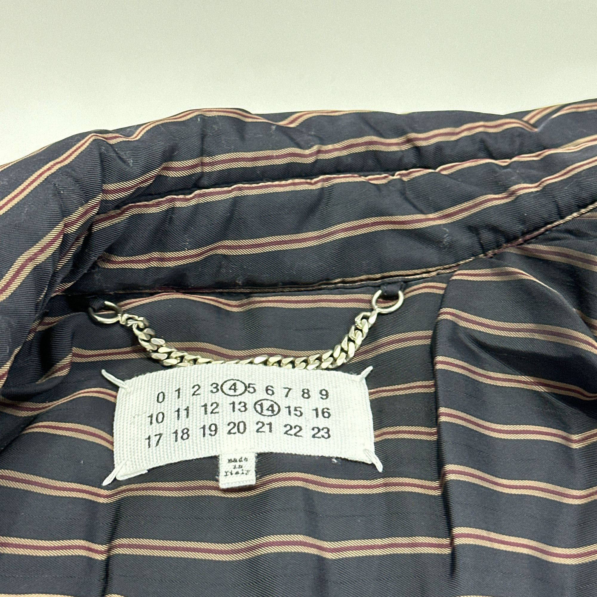 Maison Margiela Maison Margiela Striped Polo Collar Shirt Size S Size US S / EU 44-46 / 1 - 4 Thumbnail