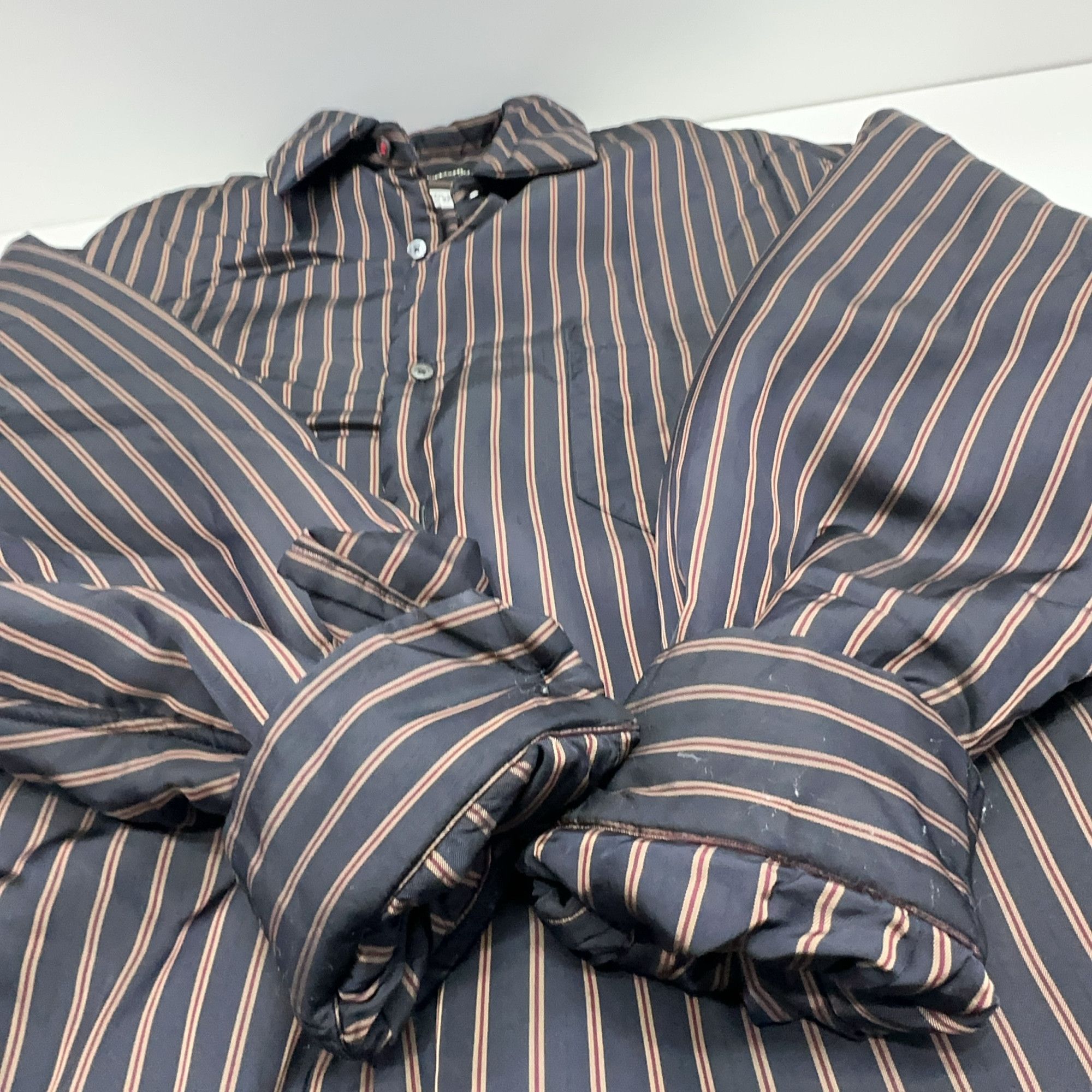 Maison Margiela Maison Margiela Striped Polo Collar Shirt Size S Size US S / EU 44-46 / 1 - 9 Thumbnail