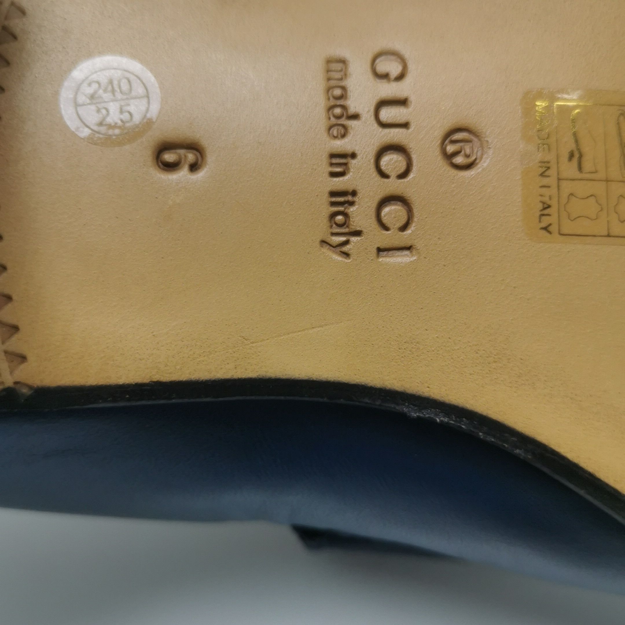 Gucci Gucci Men 7 Leather Size US 7 / EU 40 - 11 Thumbnail