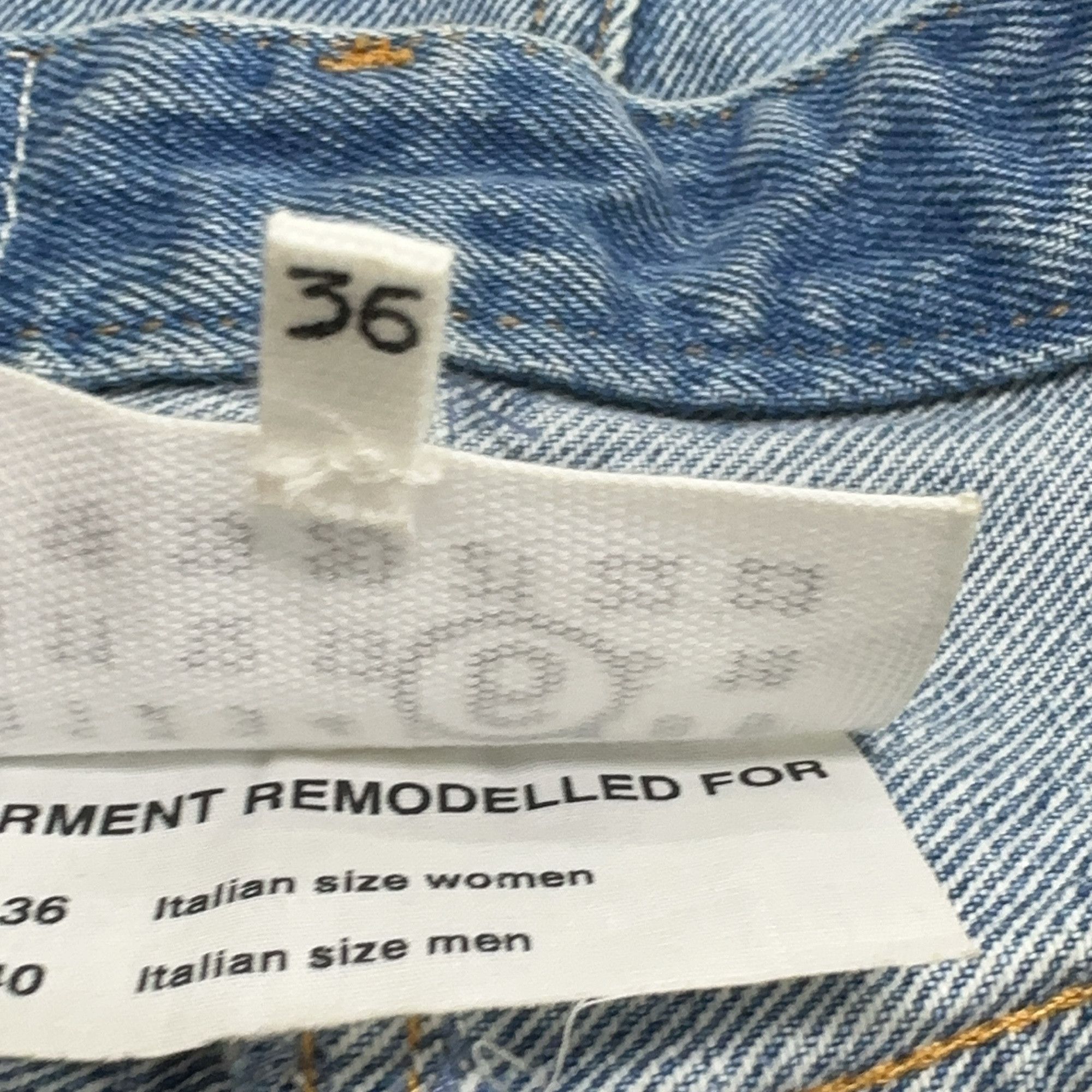 MM6 MM6 Maison Margiela Colorblock Denim Mini Skirt Size 36 Size 25" / US 0 / IT 36 - 4 Thumbnail