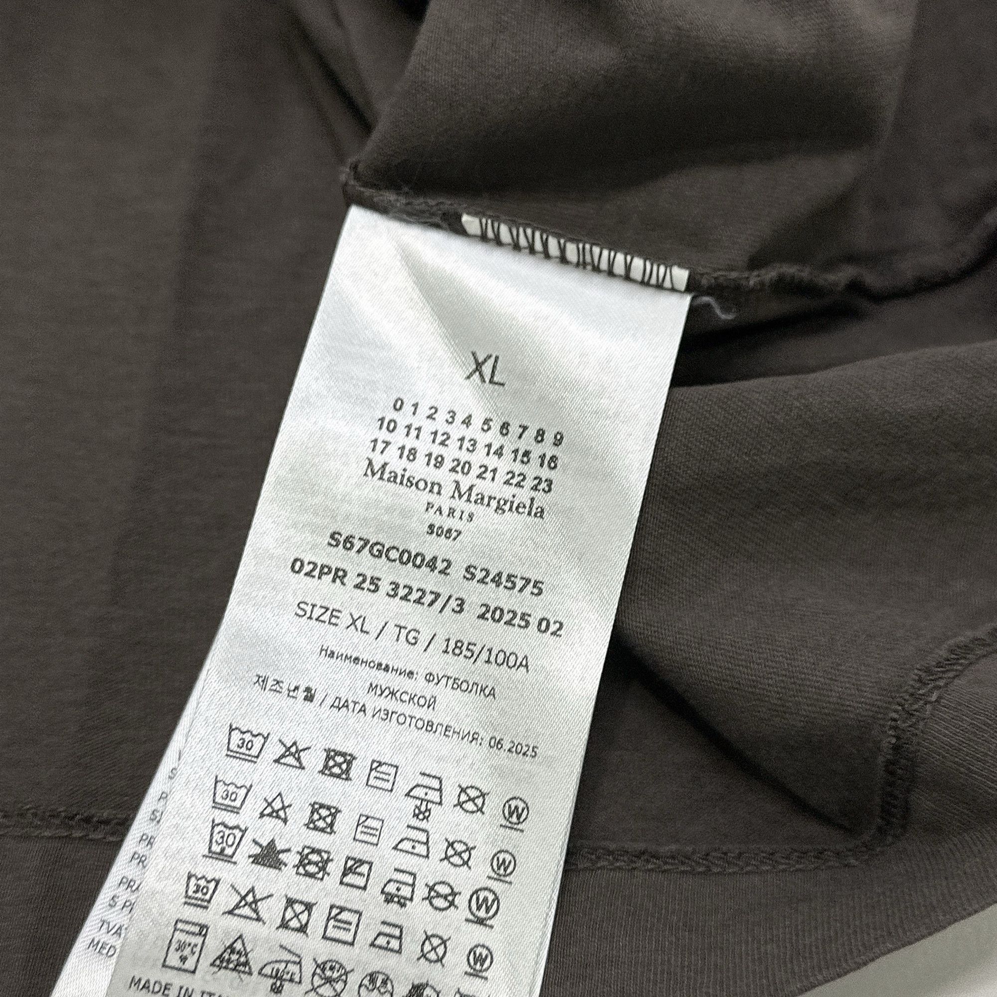 Maison Margiela Maison Margiela Numeric Logo T-Shirt XL Size US XL / EU 56 / 4 - 5 Thumbnail