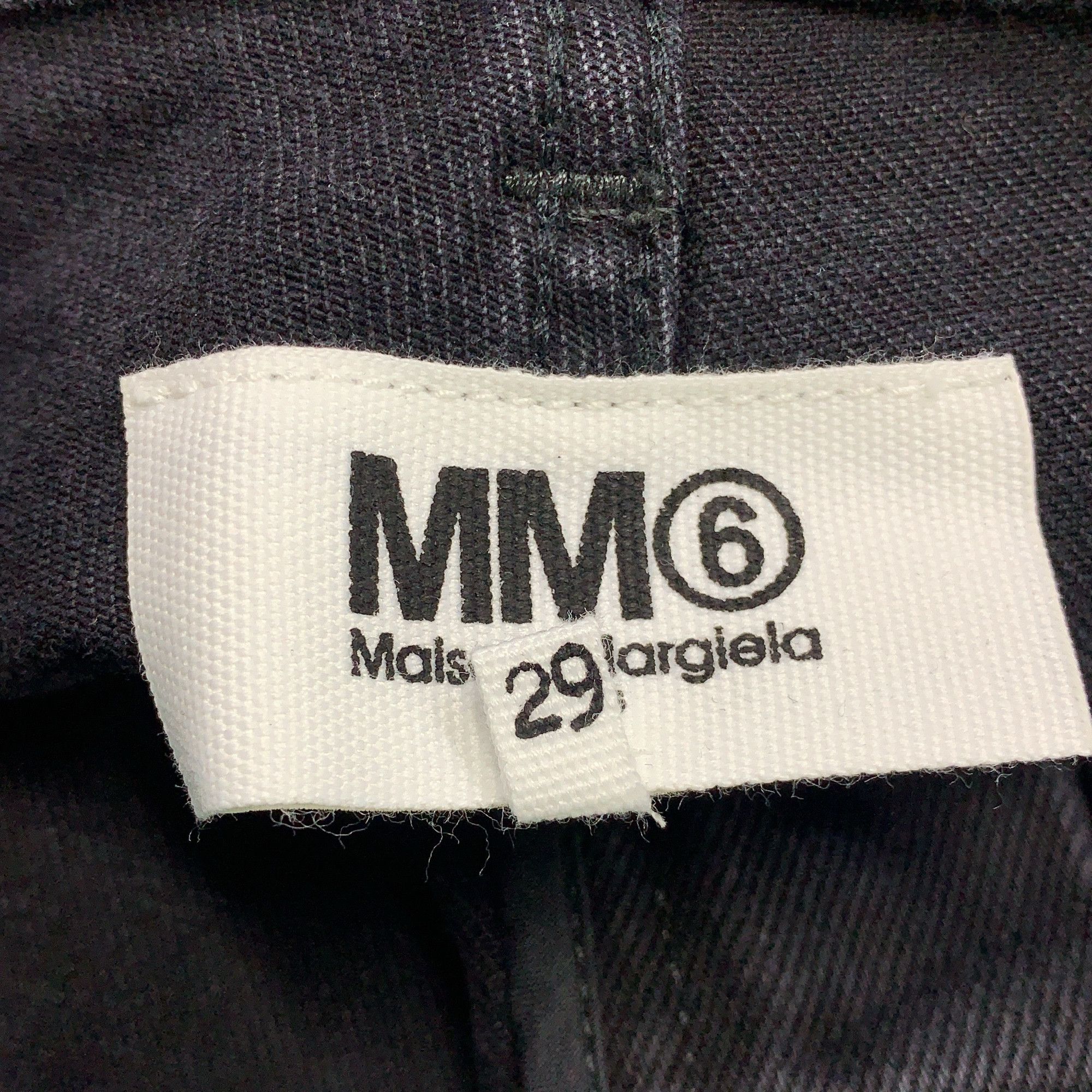 MM6 MM6 Maison Margiela Black Jeans Size 29 Size 29" - 3 Thumbnail