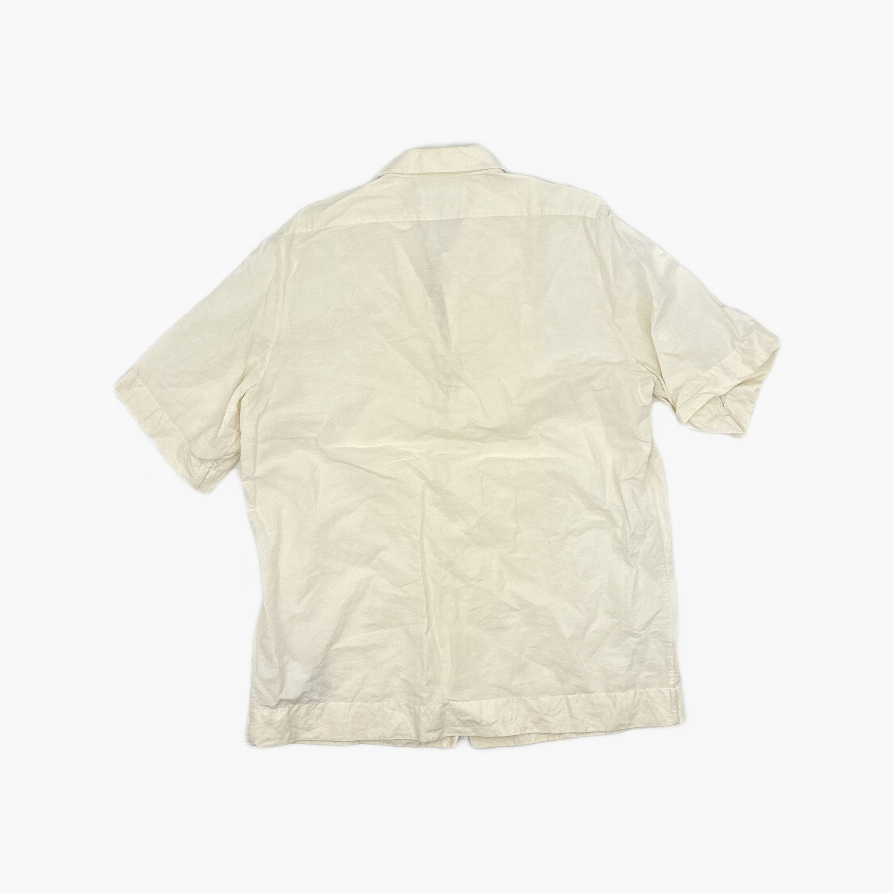 Maison Margiela Maison Margiela Cotton Linen Short Sleeve Shirt Size L Size US L / EU 52-54 / 3 - 2 Thumbnail