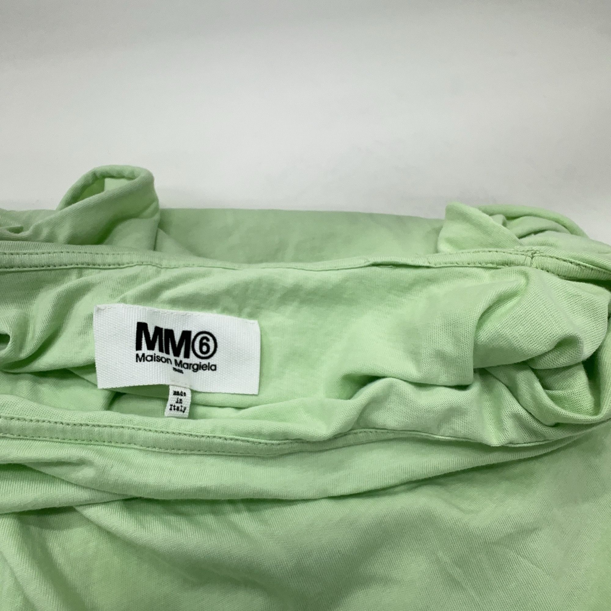 MM6 MM6 Maison Margiela Green Long Sleeve Top Size S Size S / US 4 / IT 40 - 6 Thumbnail