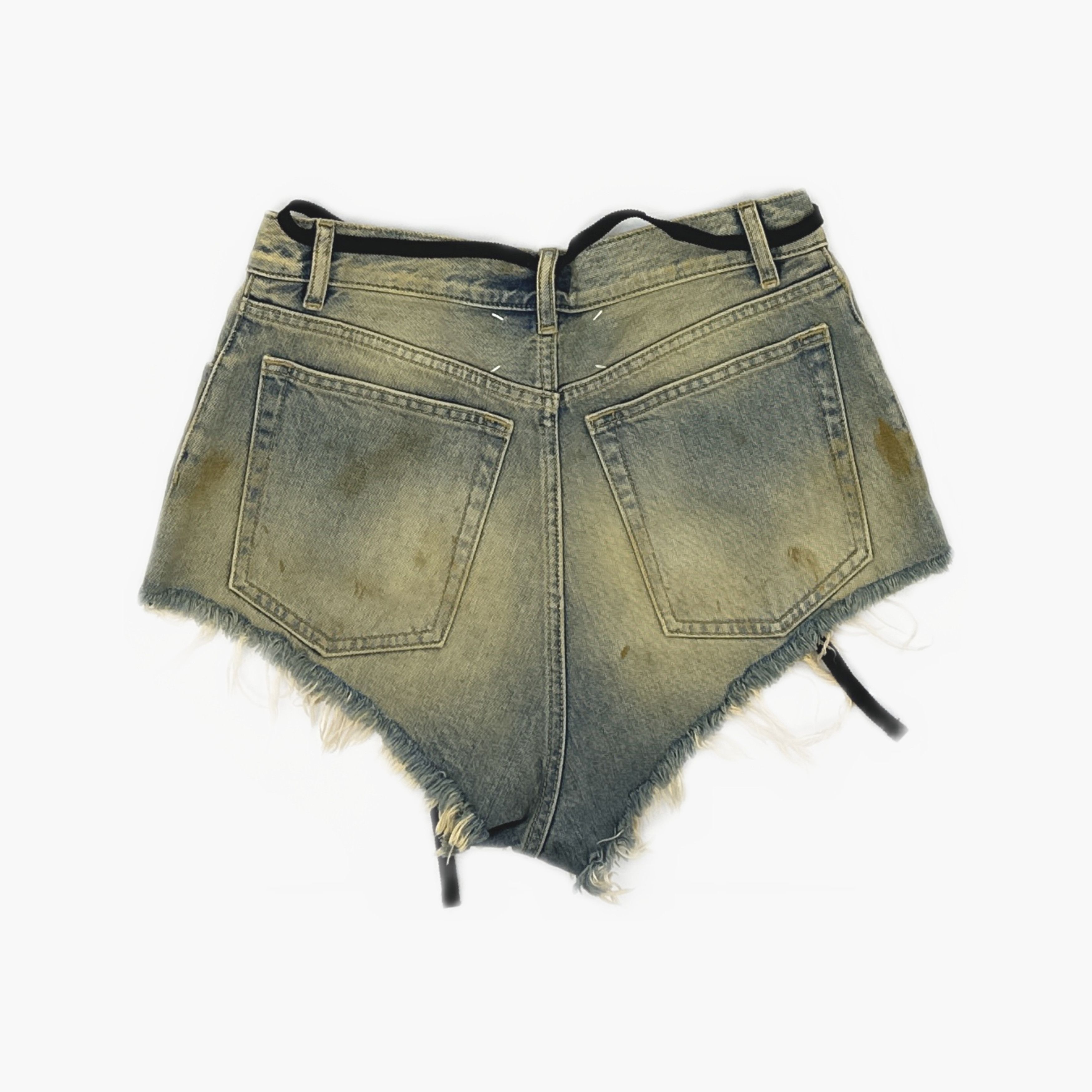 Maison Margiela Maison Margiela Distressed Denim Shorts Size 40 Size 27" / US 4 / IT 40 - 2 Thumbnail