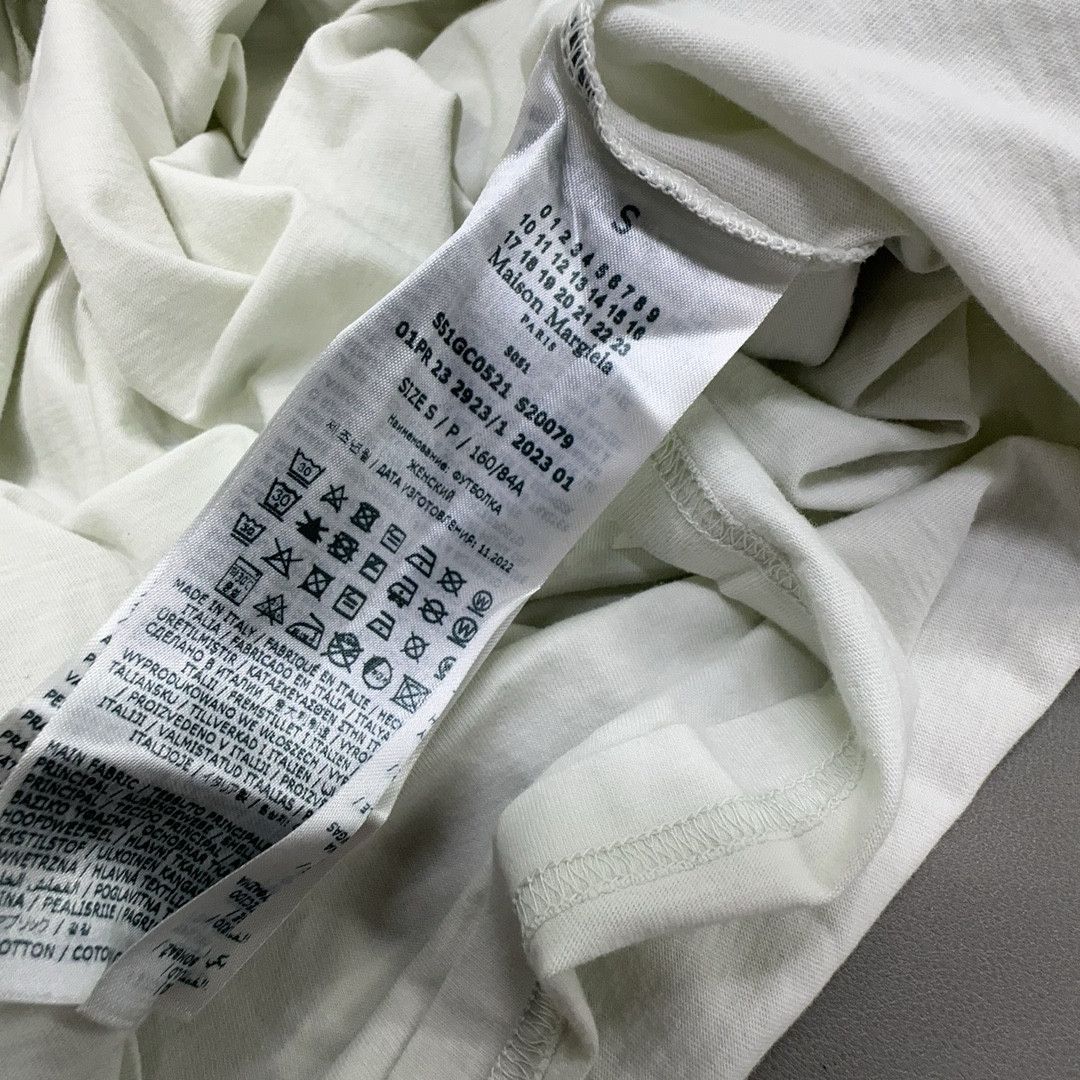 Maison Margiela Maison Margiela Number Logo T-Shirt Size S Size S / US 4 / IT 40 - 3 Thumbnail